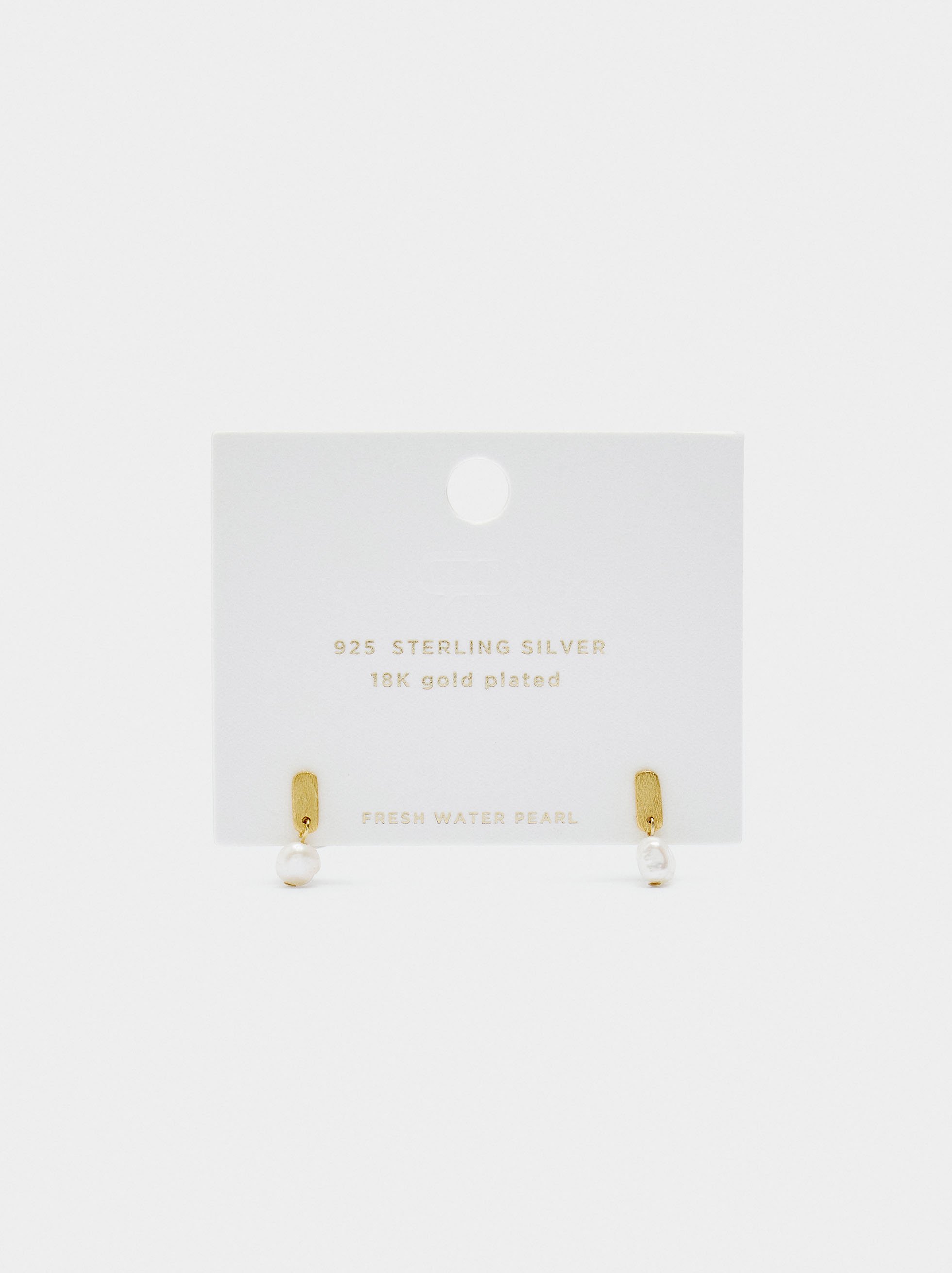 Earrings with freshwater pearls - 925 sterling silver image number 3.0