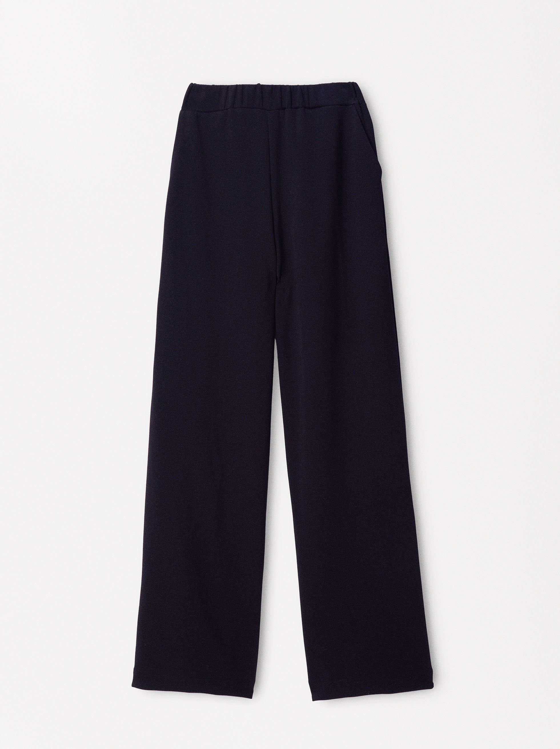 Pants with elastic waistband image number 6.0