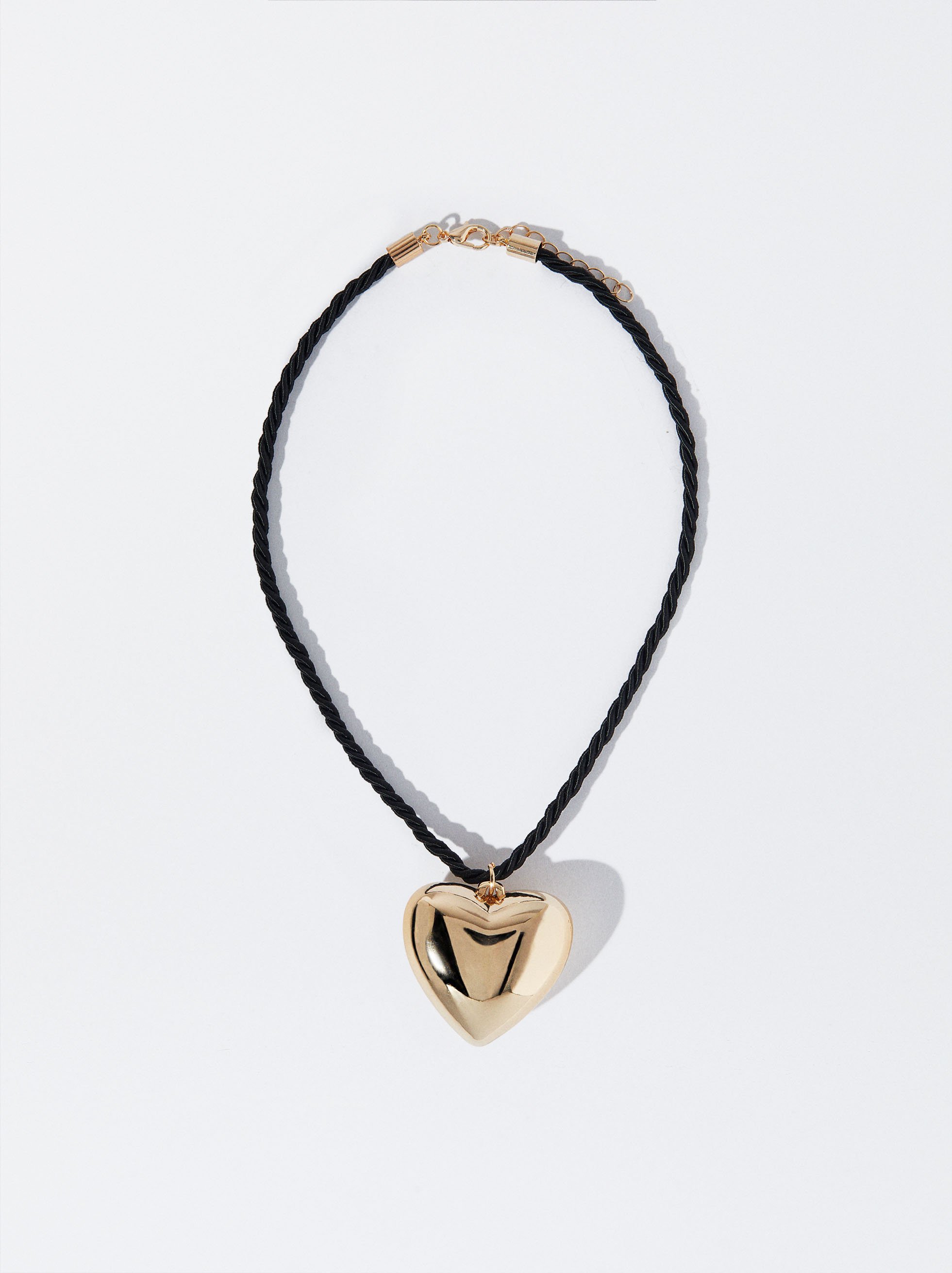 Collar cordón corazón  image number 0.0