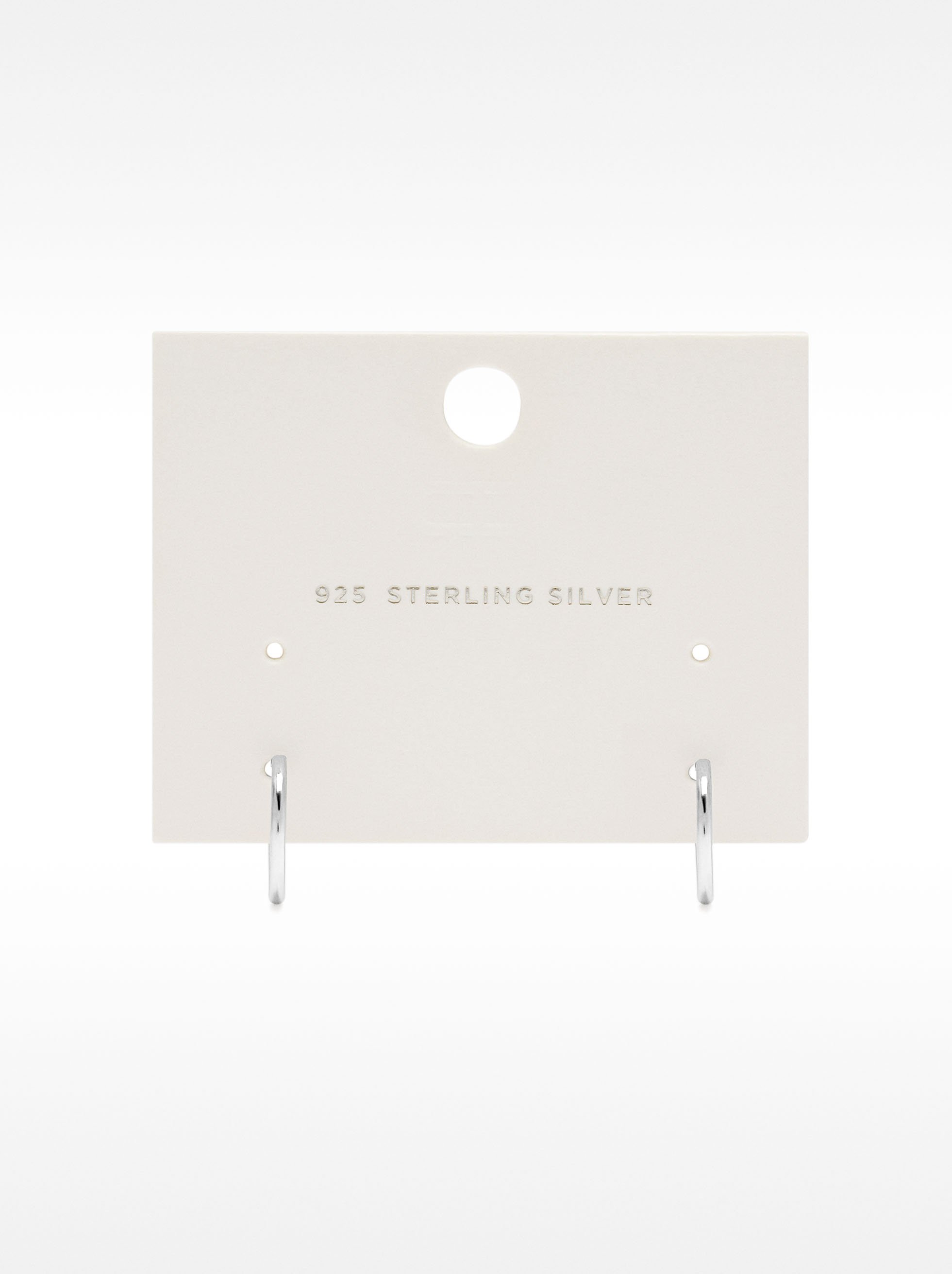 925 silver hoop earrings image number 4.0