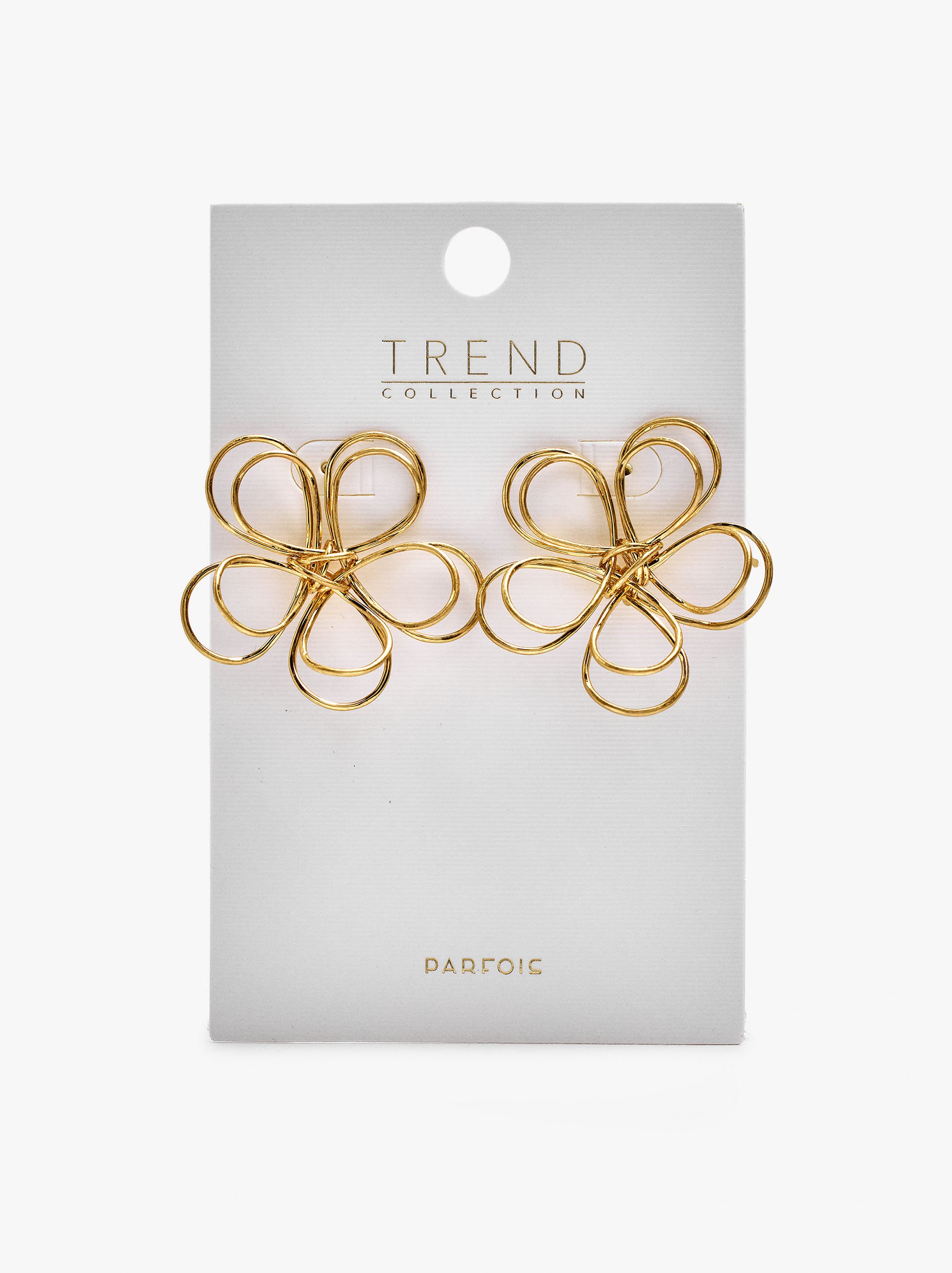 Maxi-Ohrringe mit doppelter Blume image number 2.0