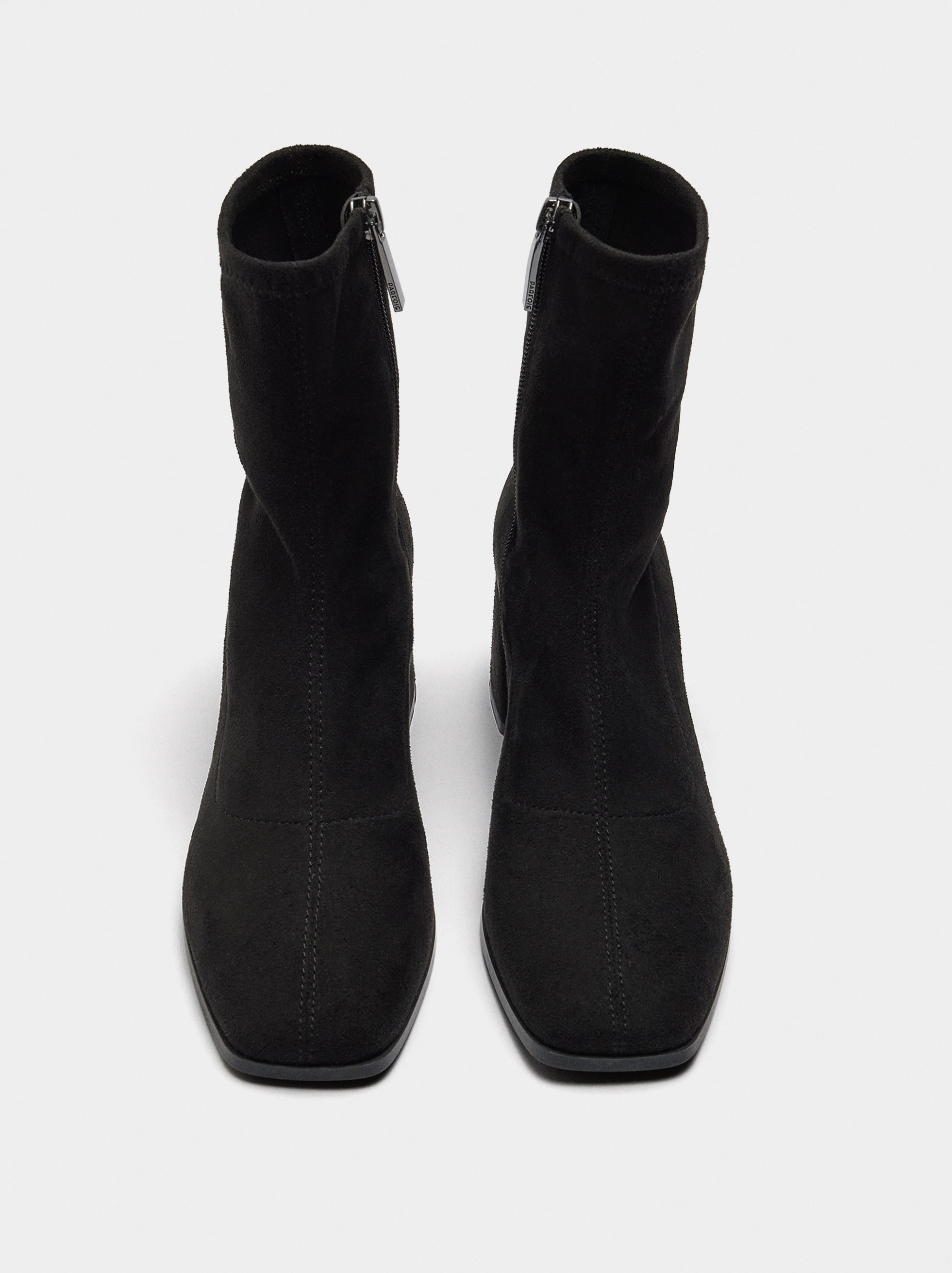 Suede effect ankle boots image number 0.0