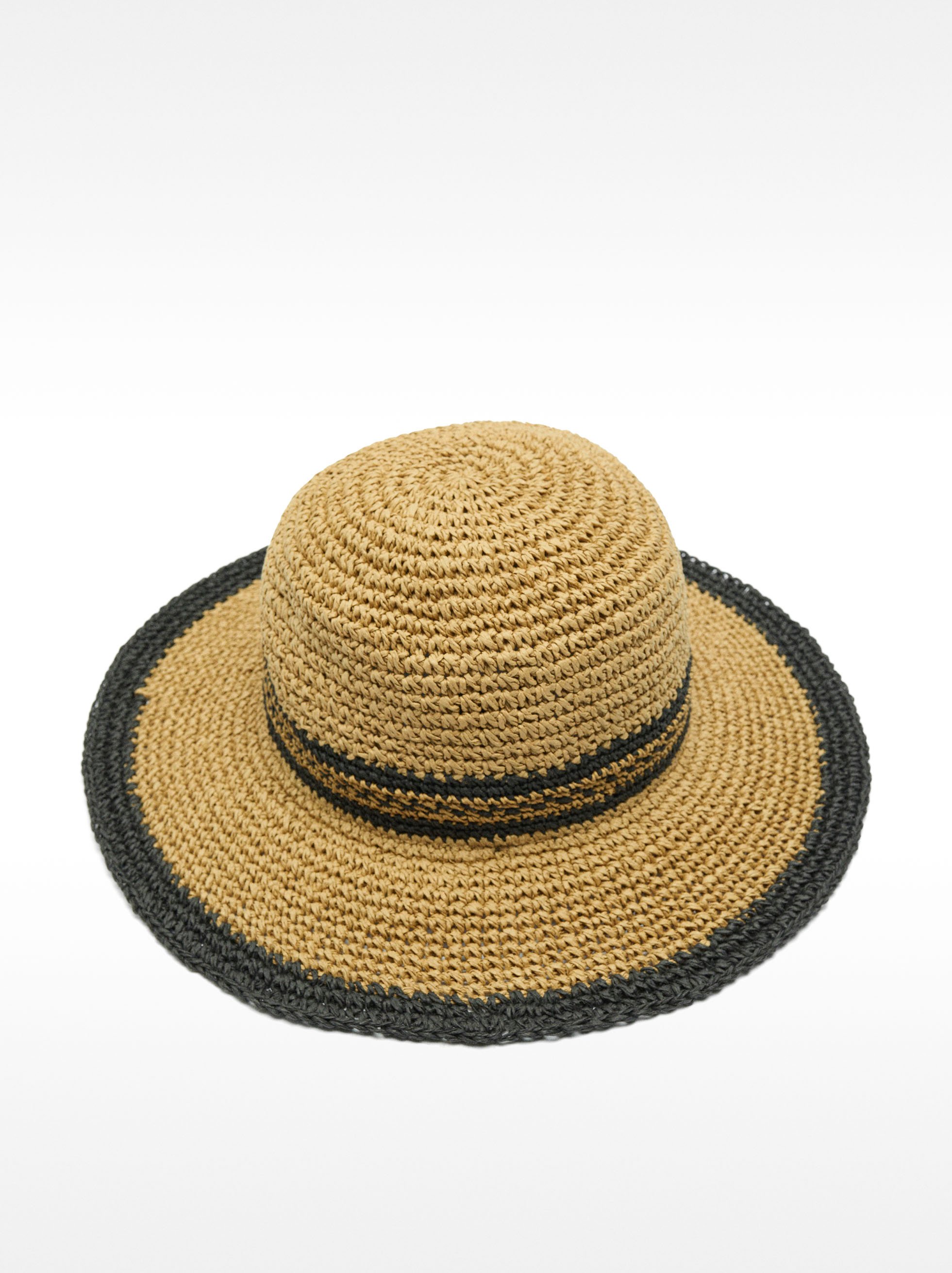 Straw-effect hat image number 2.0