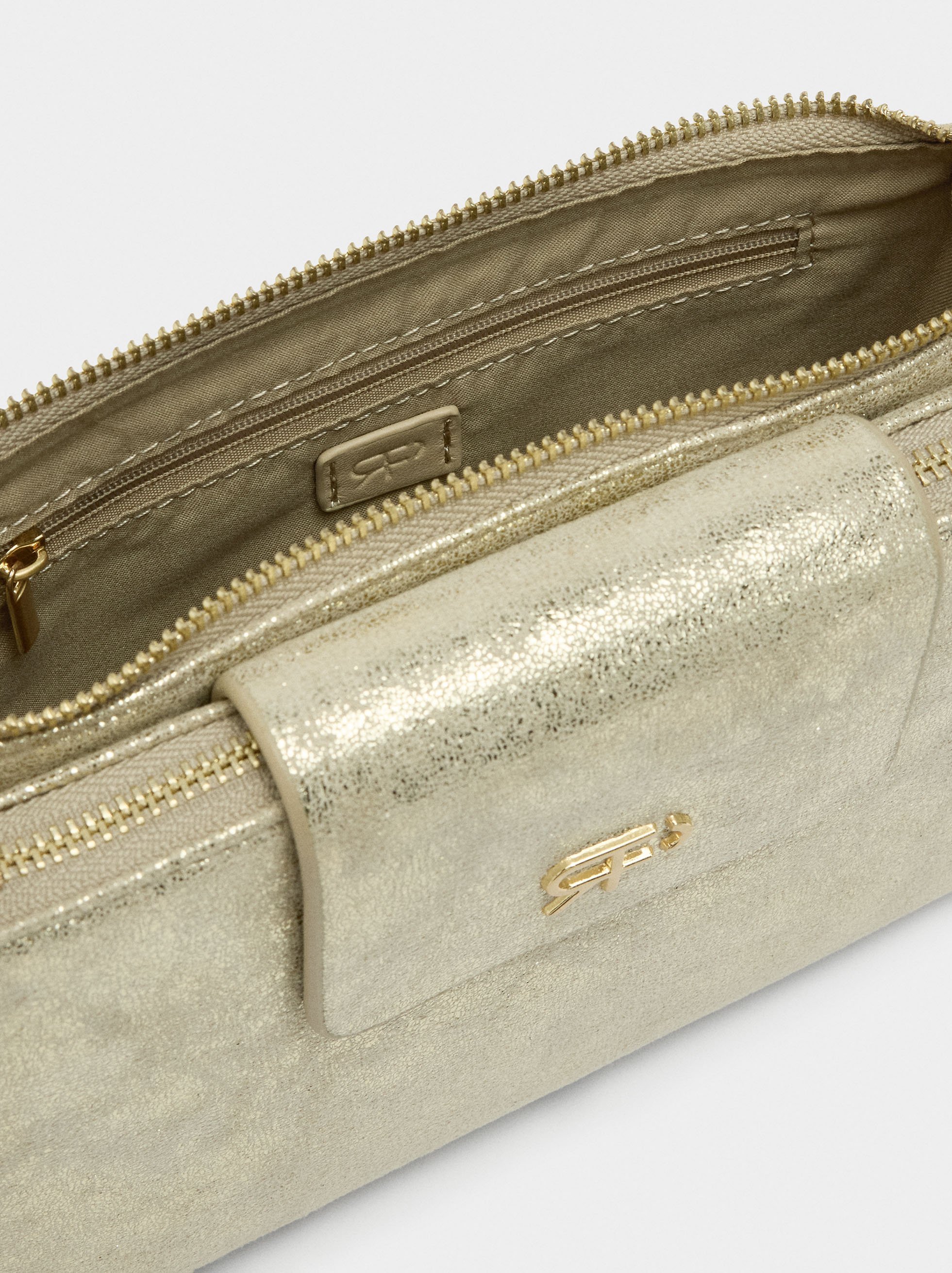 Metallic crossbody bag image number 3.0