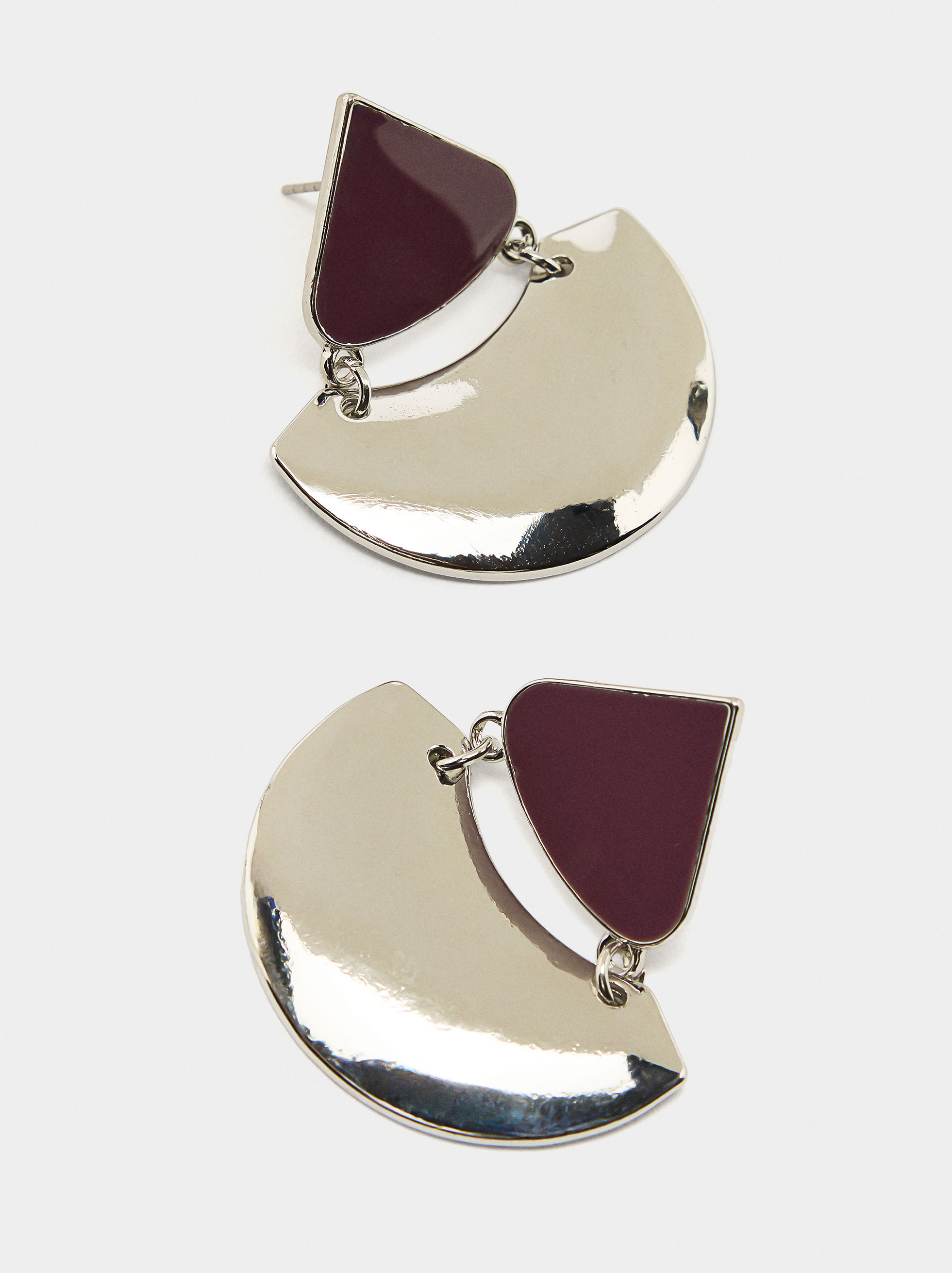 Long earrings with enamel image number 2.0