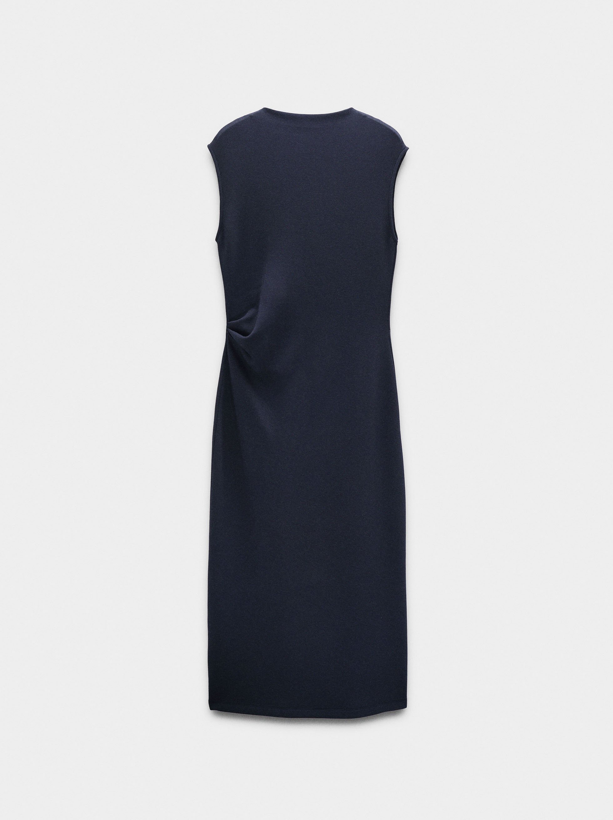 Midi dress with draped image number 5.0