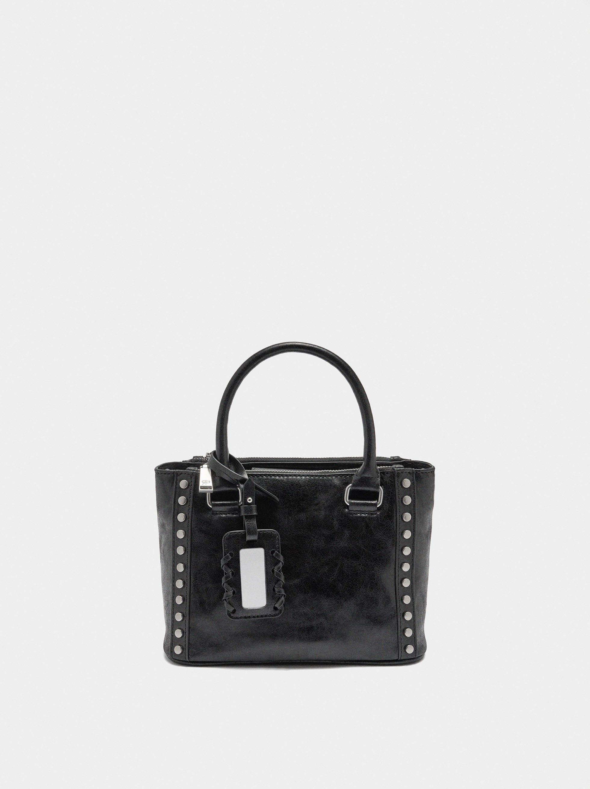 Tote bag with studs image number 0.0