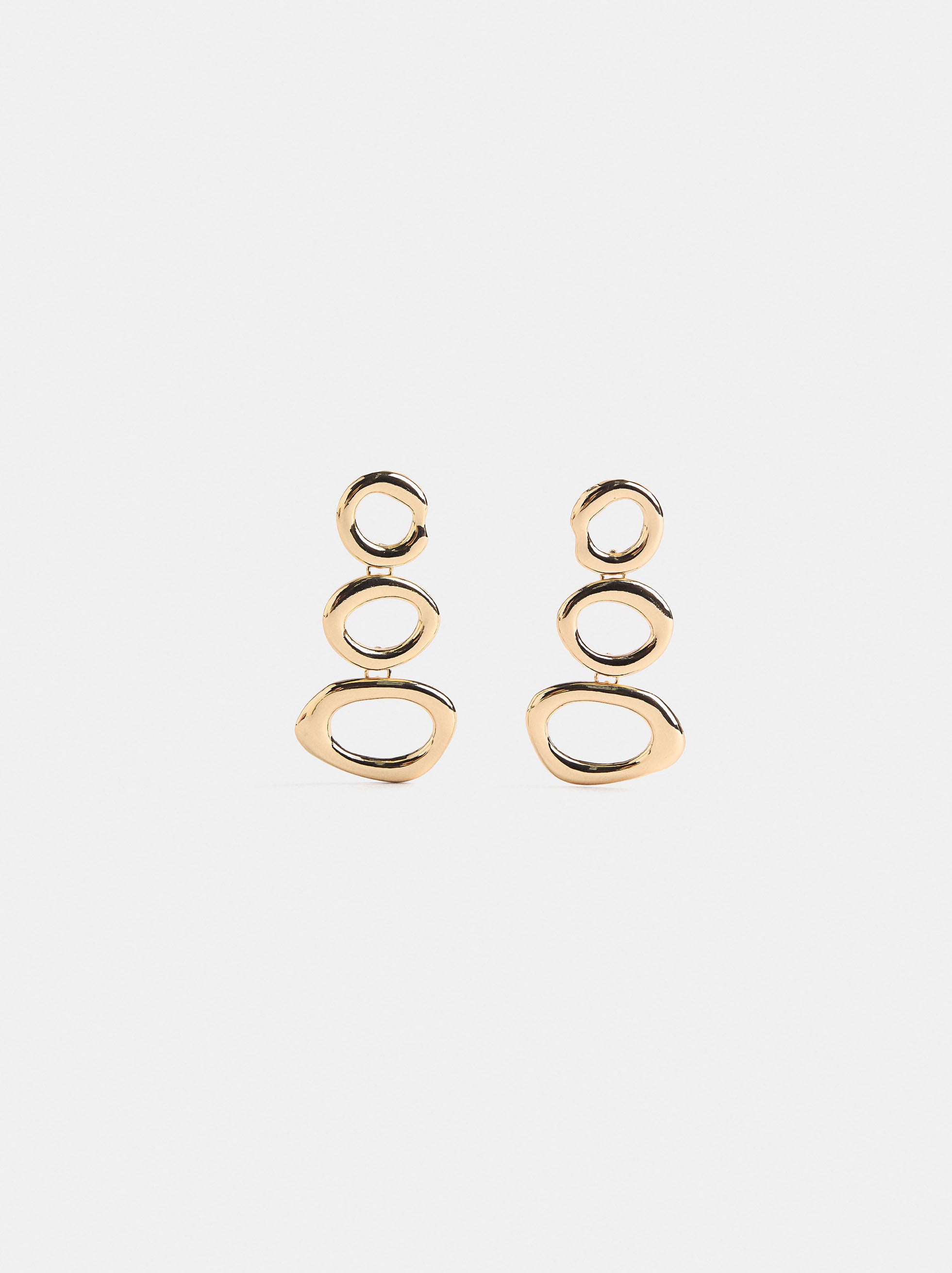 Long earrings with hoops image number 0.0