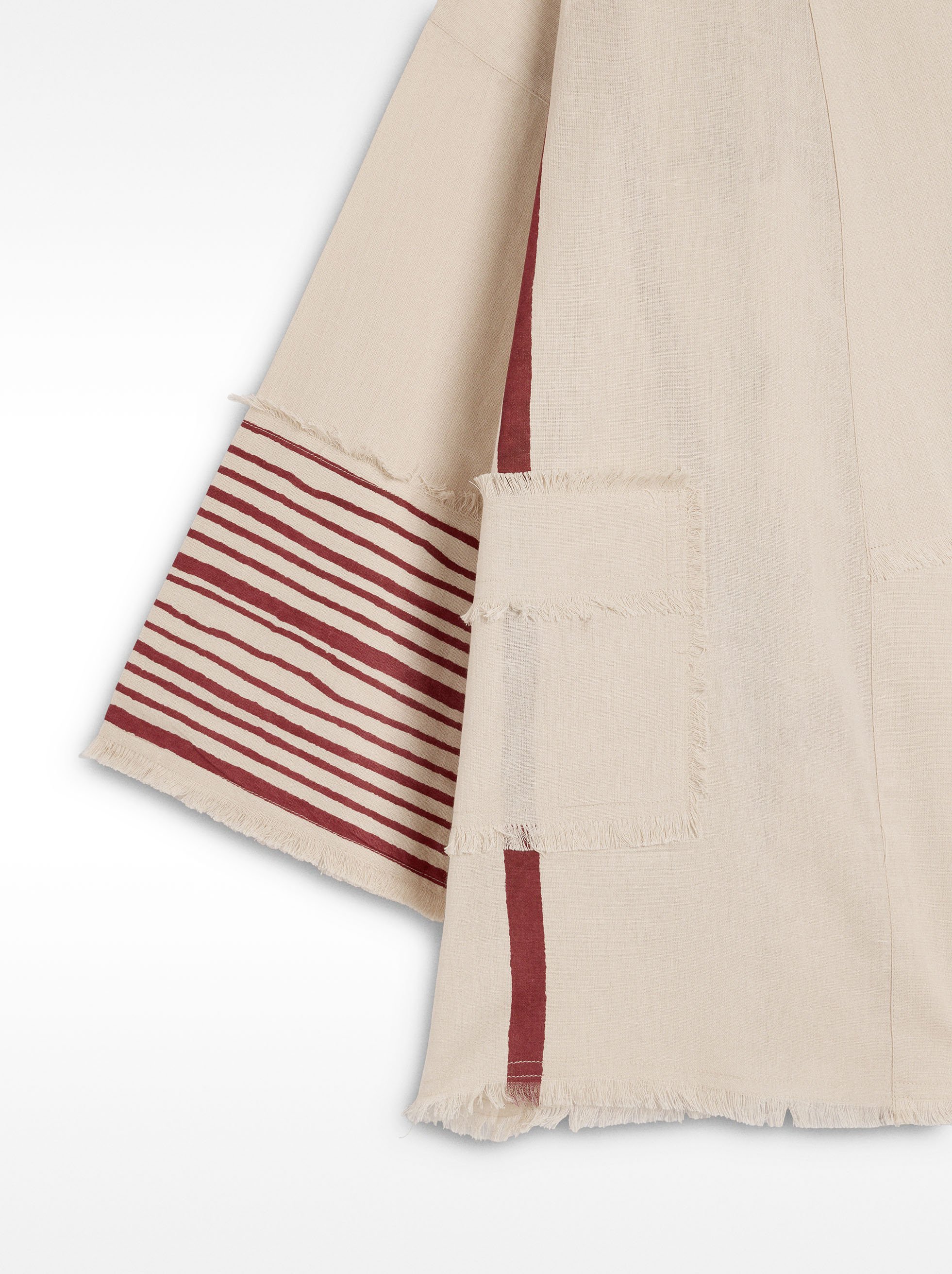 Printed kimono made of linen and cotton image number 6.0