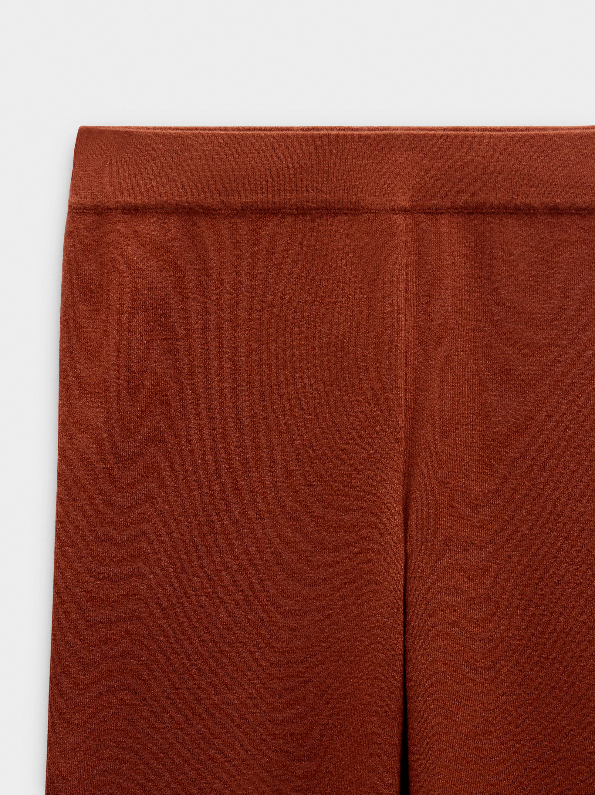 Elastic waist knit pants image number 5.0