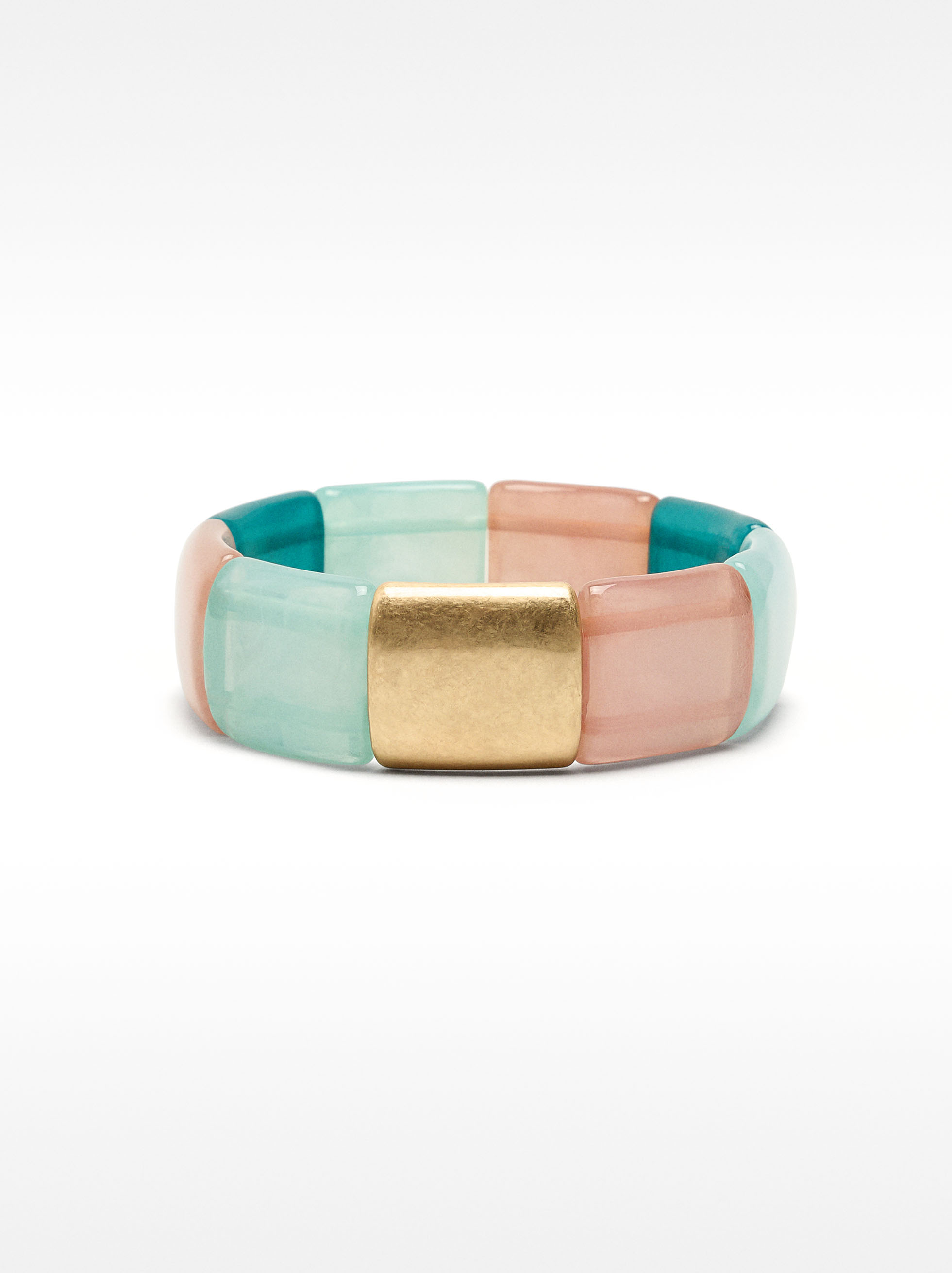 Bracciale elastico effetto pietra image number 0.0