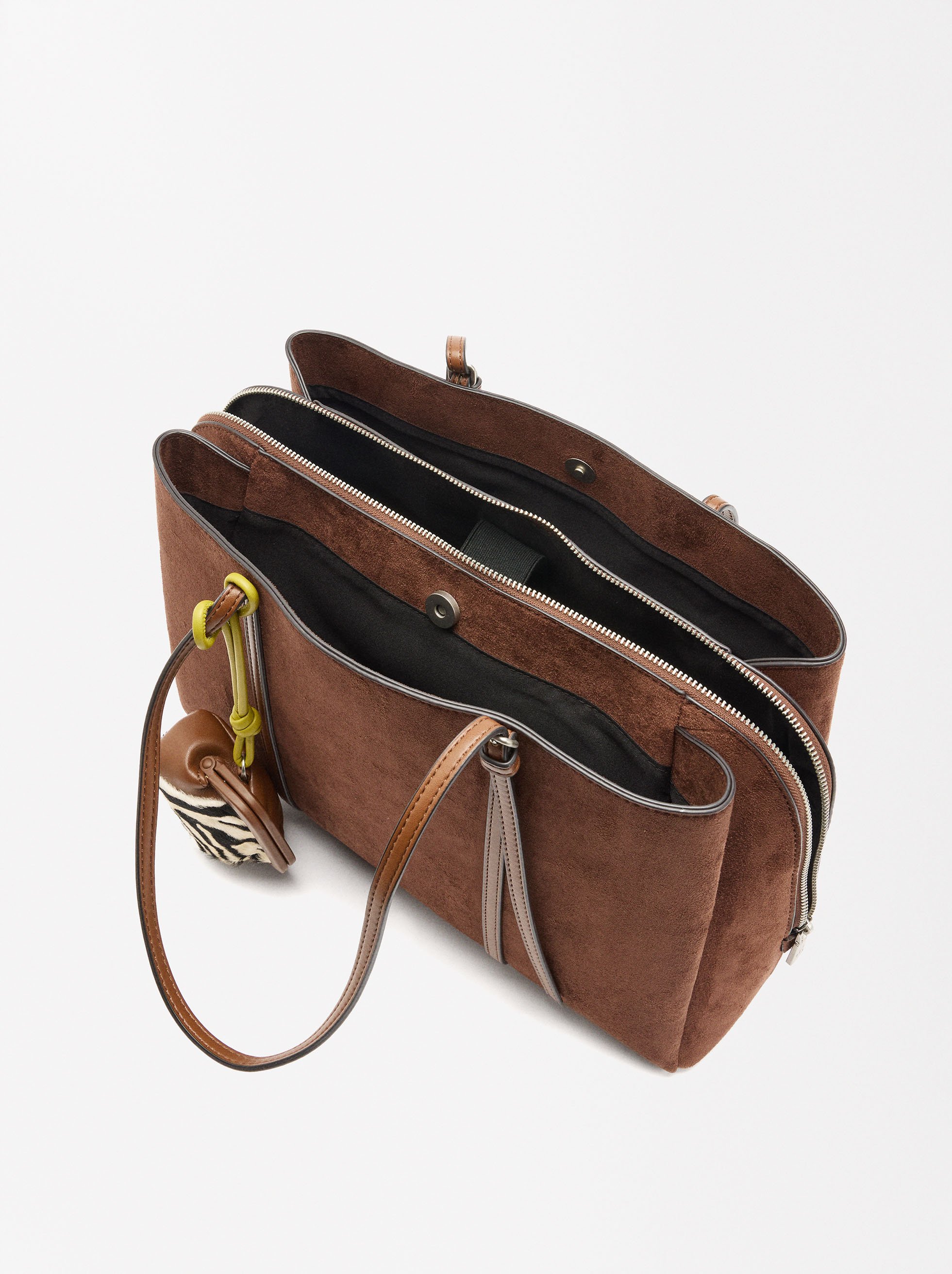 Laptop-Tasche 13" aus Leder zum Umhängen image number 5.0