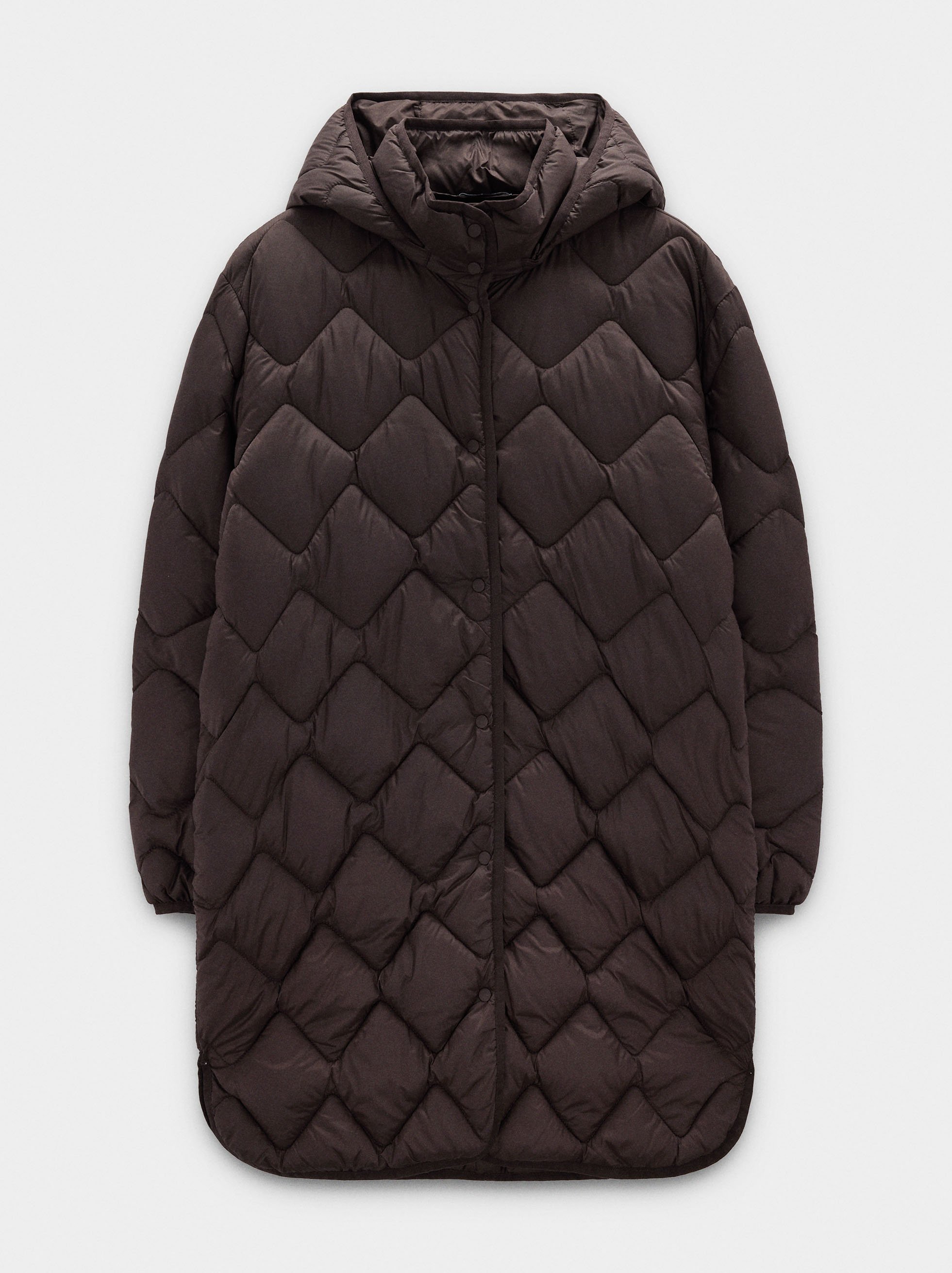 Abrigo largo acolchado image number 4.0