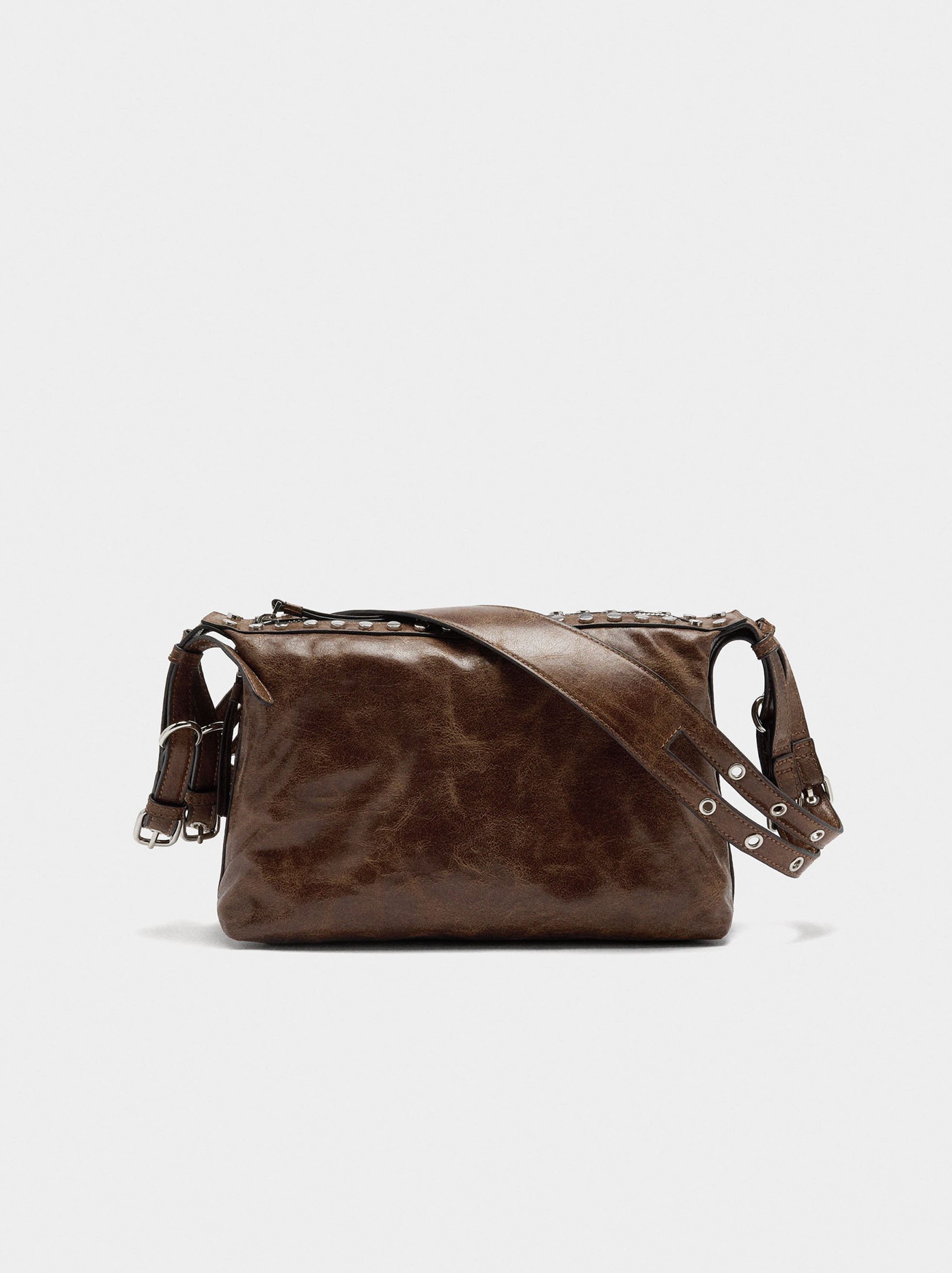 Sac d'épaule avec clous image number 4.0