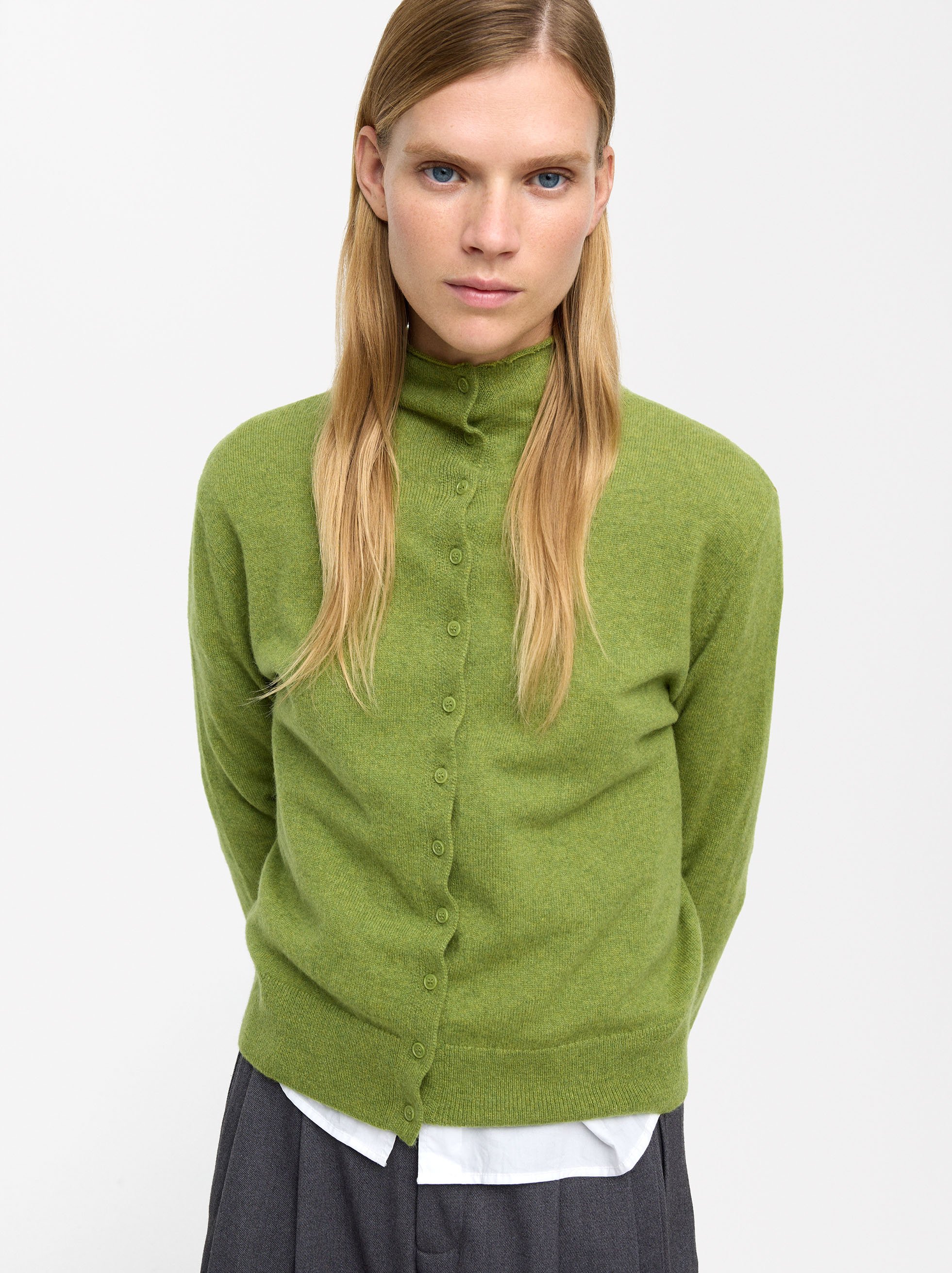 Cardigan en 100% cachemire image number 1.0