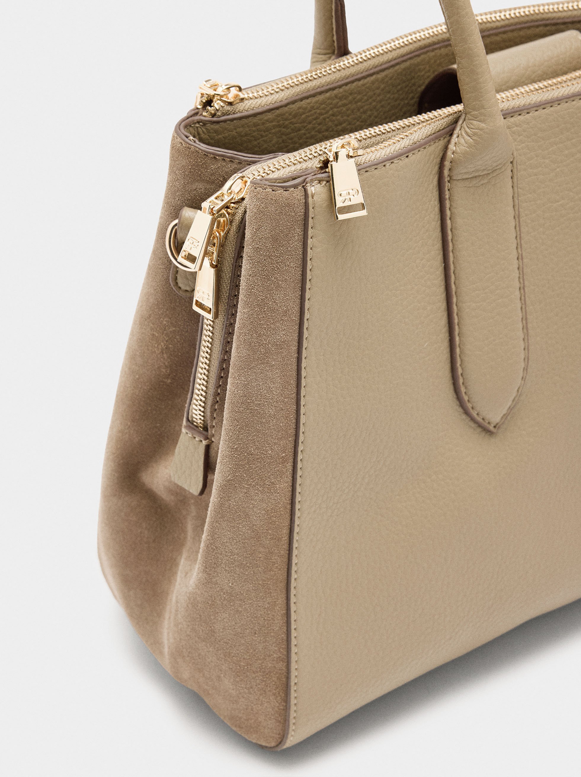 Bag for 13" laptop with leather details image number 2.0