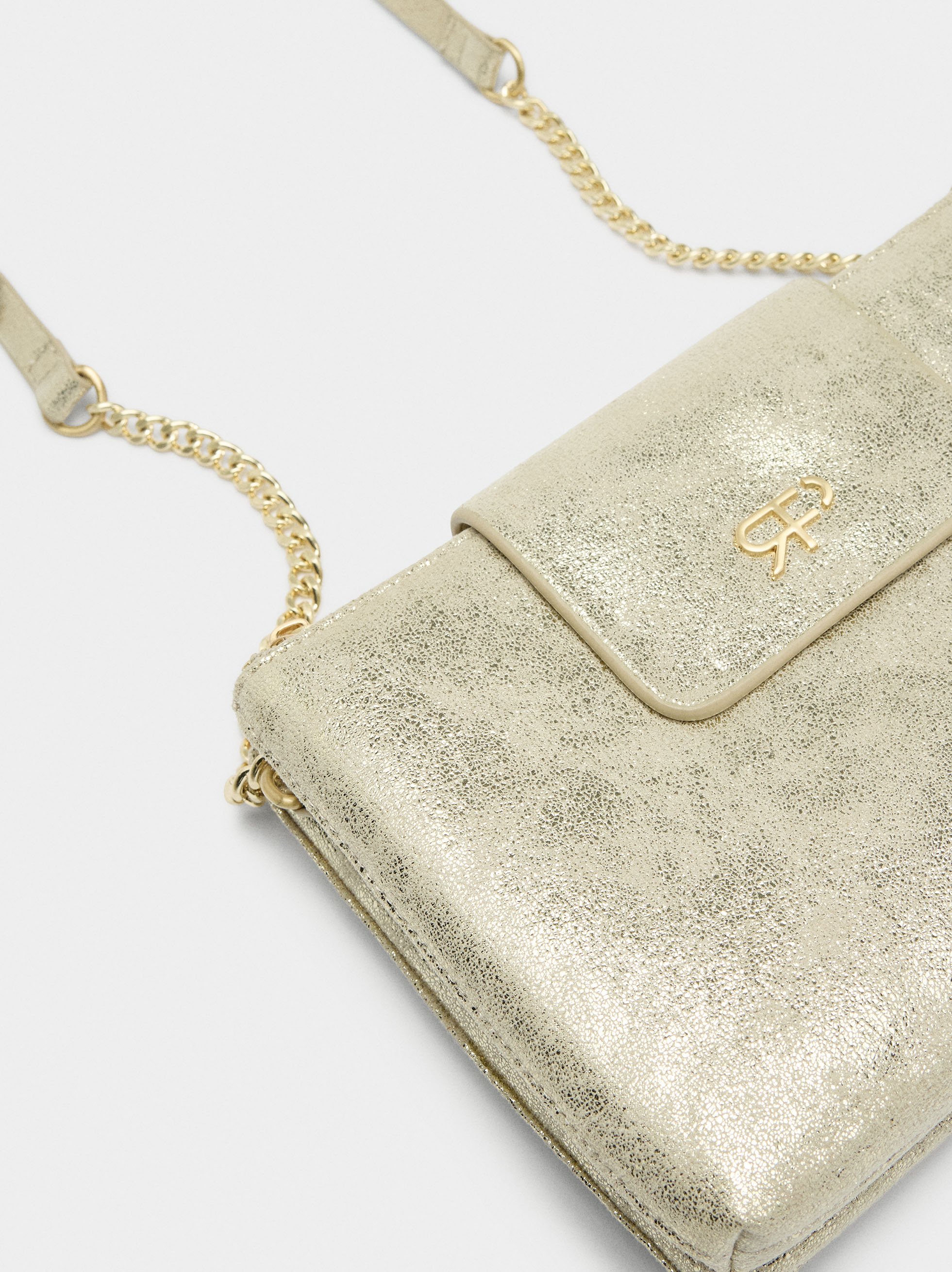 Metallic crossbody bag image number 1.0