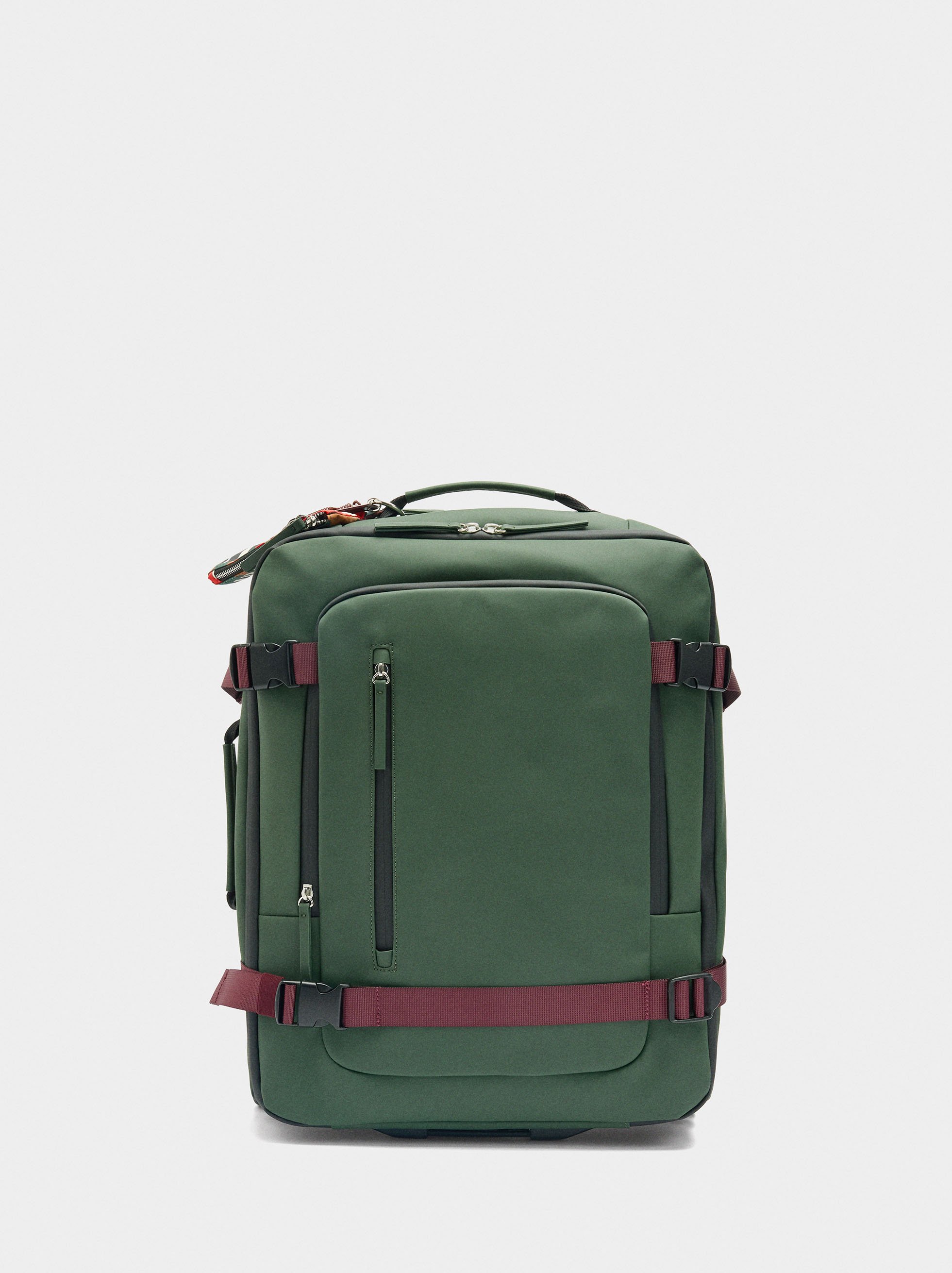 Travel suitcase with soft texture image number 0.0