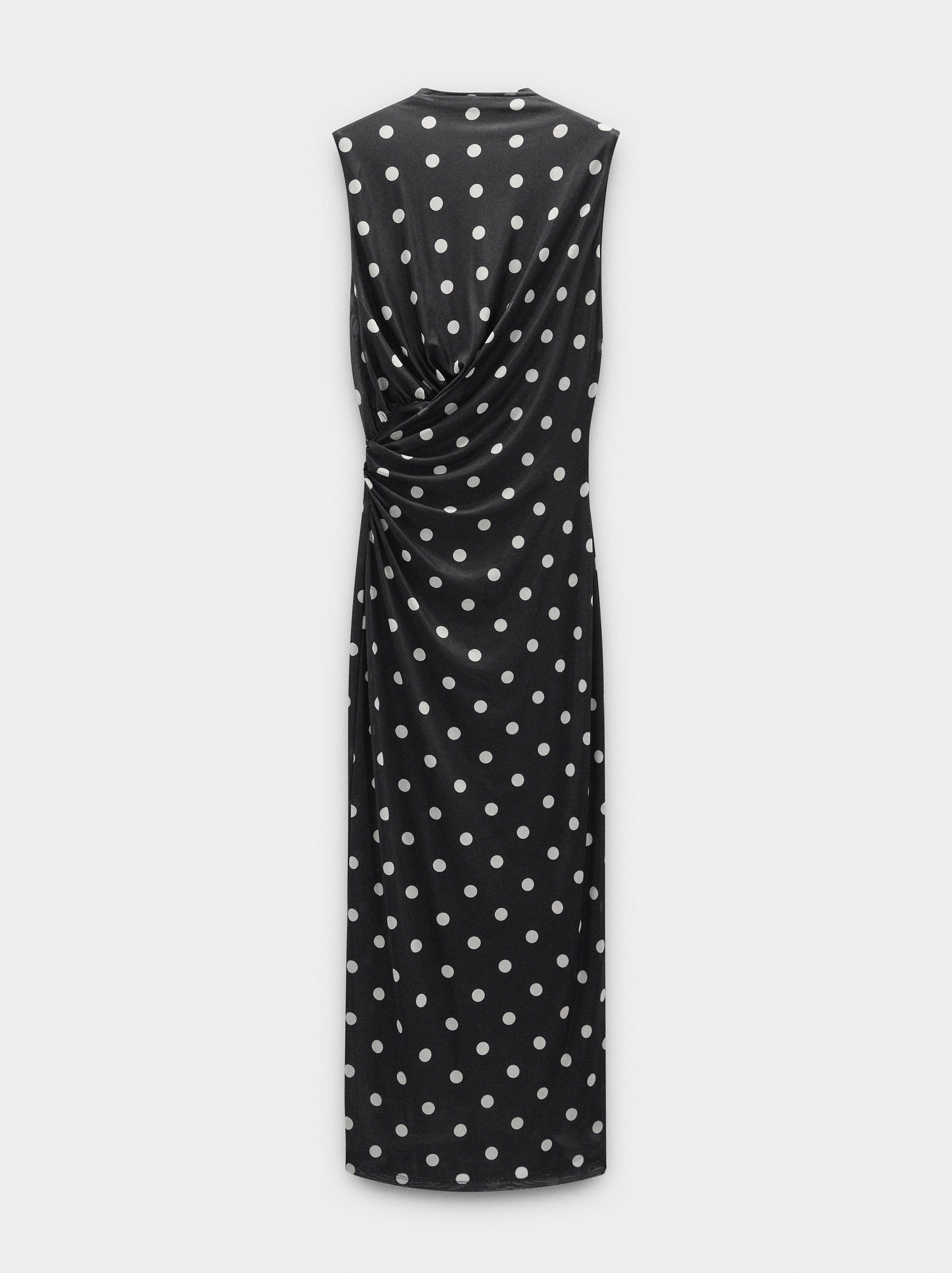 Long dress with polka dots image number 4.0