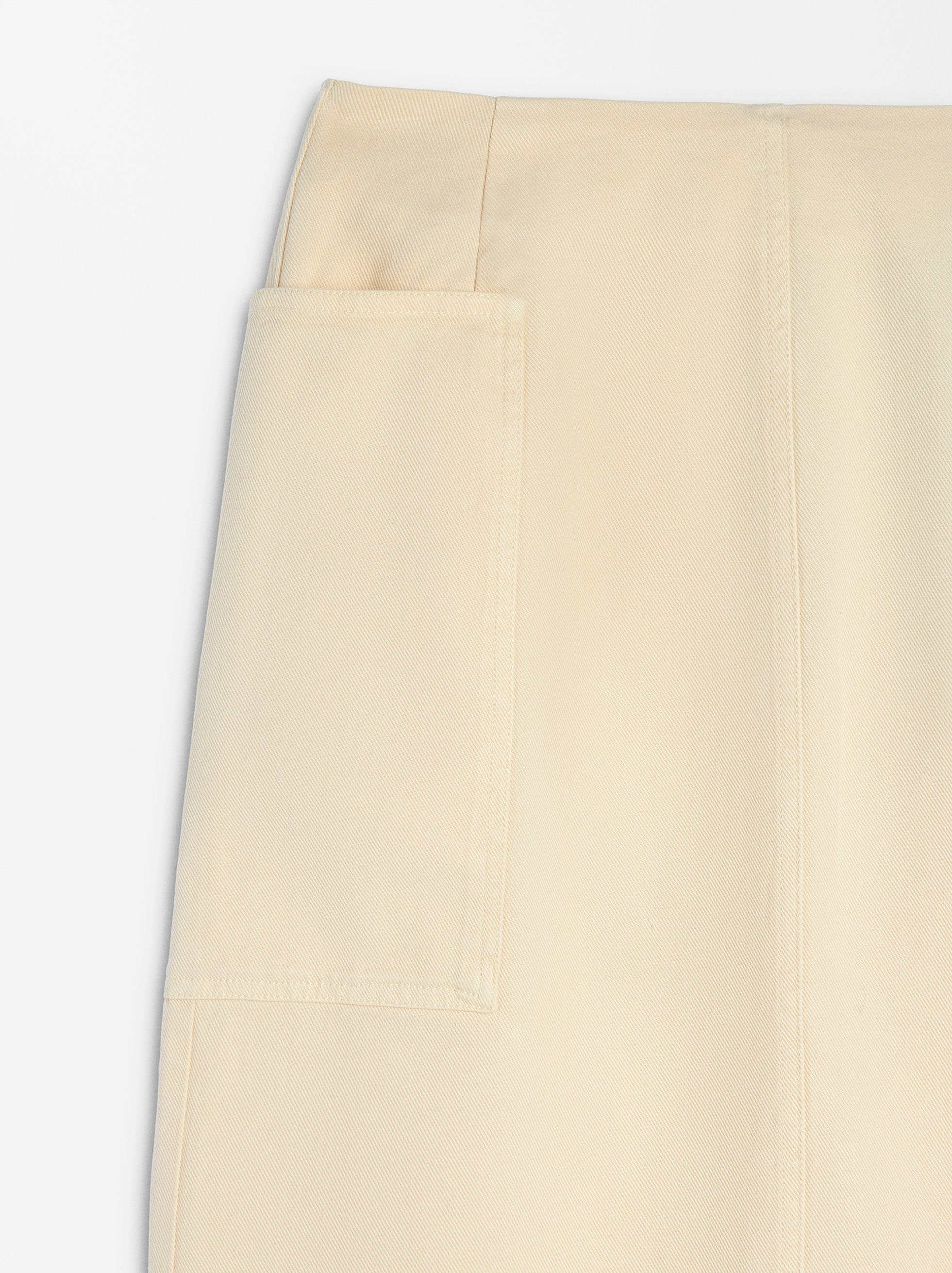 Midi denim skirt image number 6.0