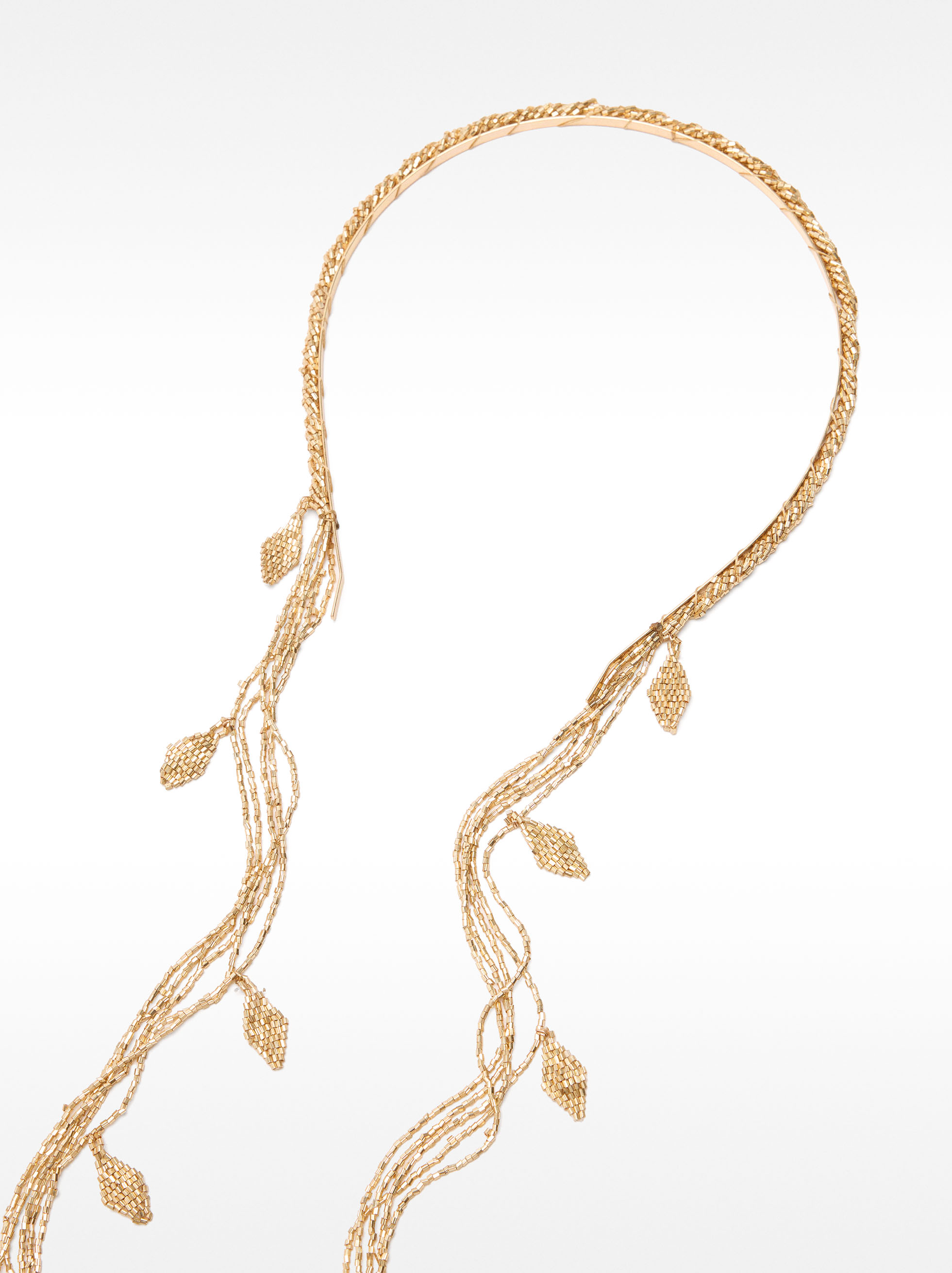 Thin headband with beads image number 3.0