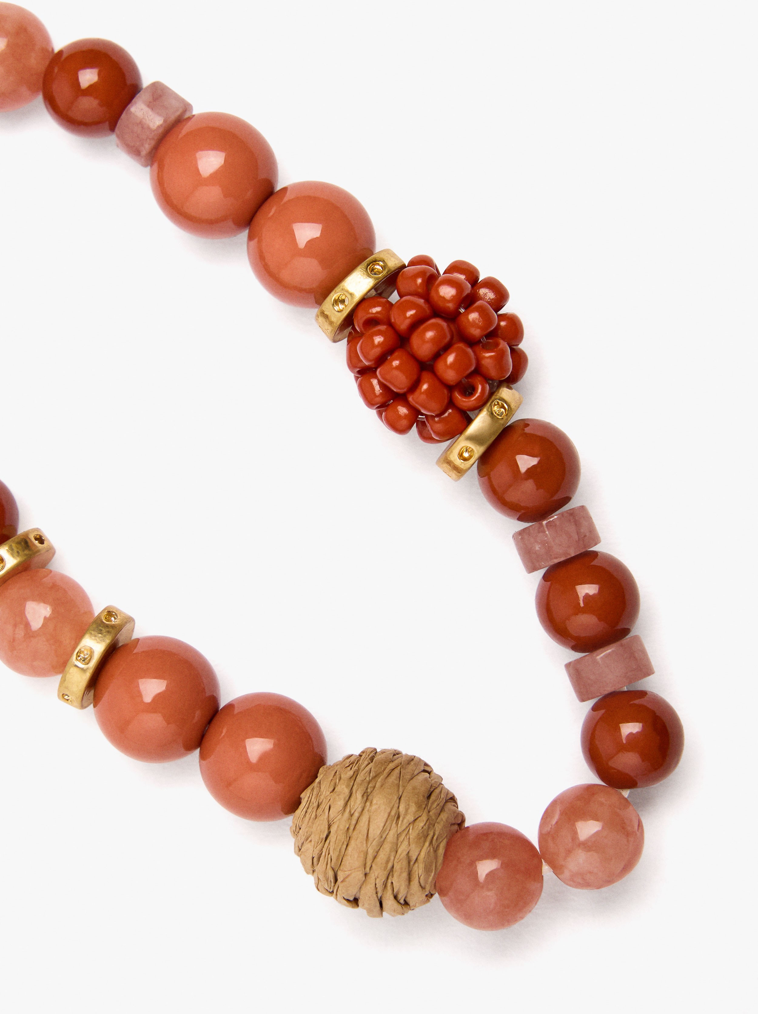 Bracelet &eacute;lastique avec perles de pierre image number 1.0