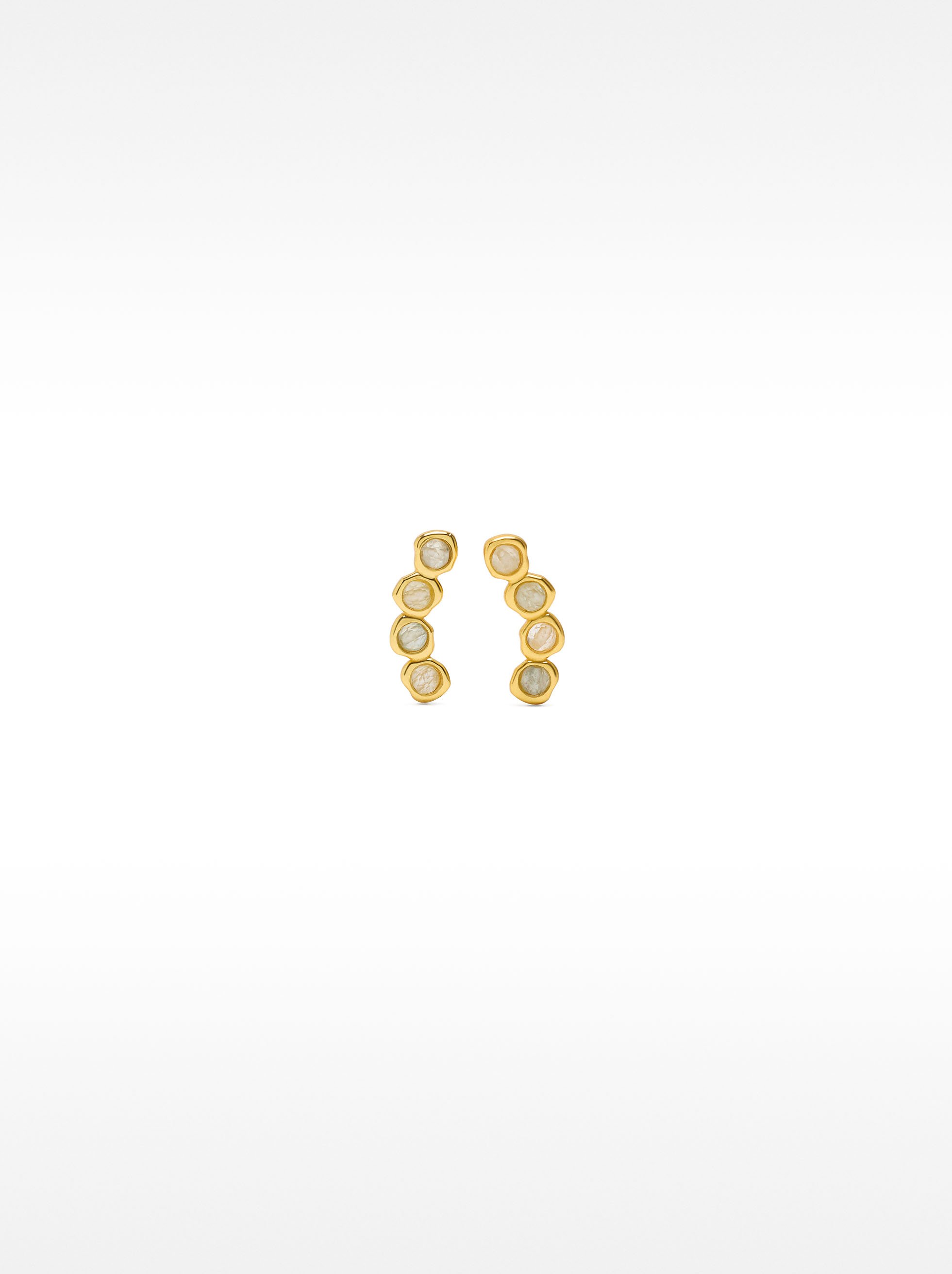 Earrings with zirconia - sterling silver 925 image number 0.0