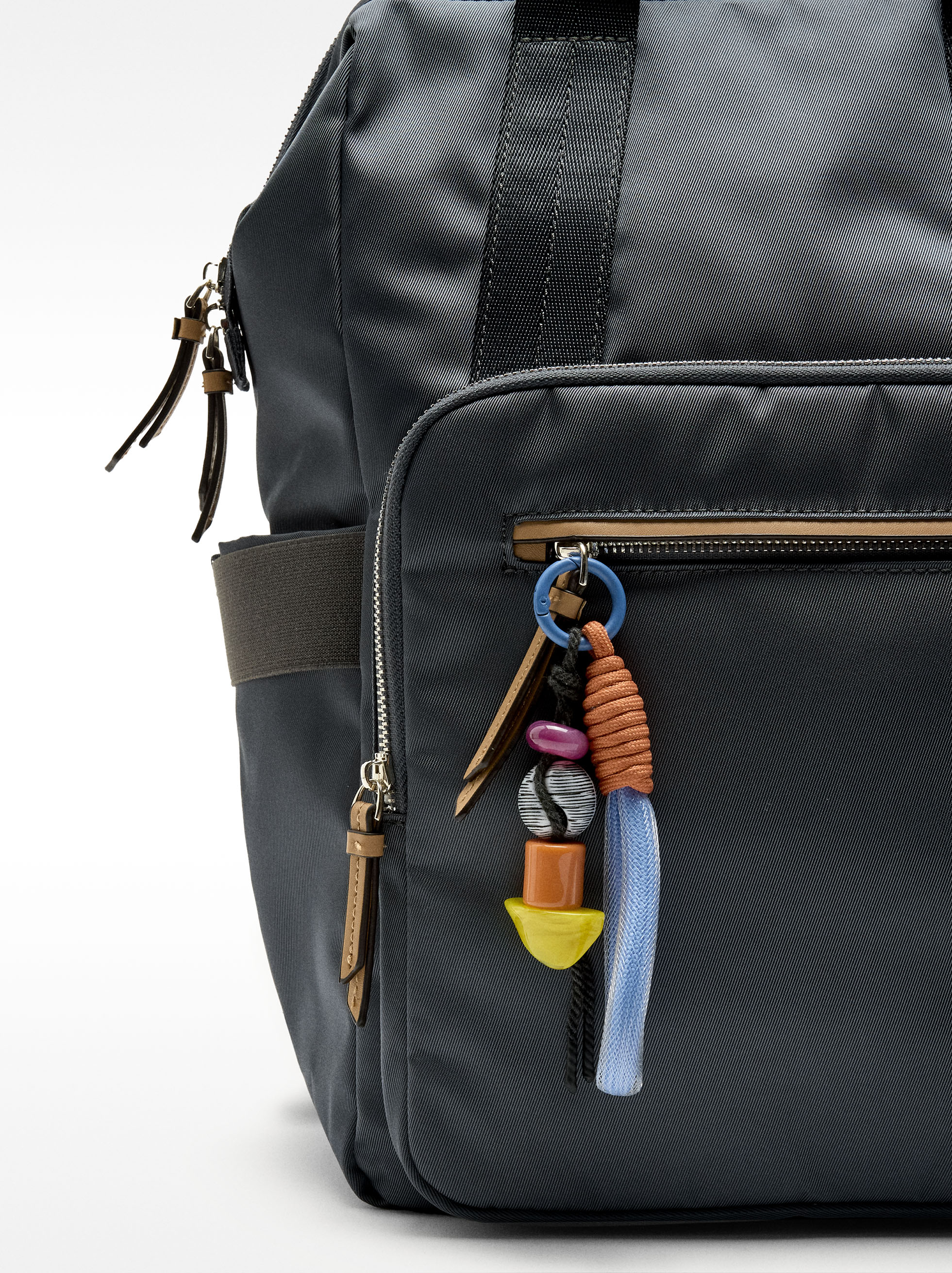 Nylon-effect backpack for 13" laptop image number 2.0