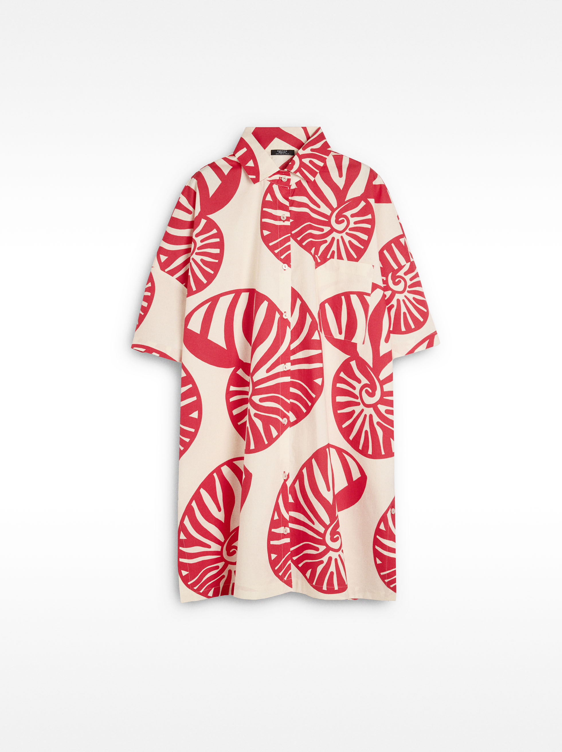 Camisa estampada 100% algodón image number 4.0