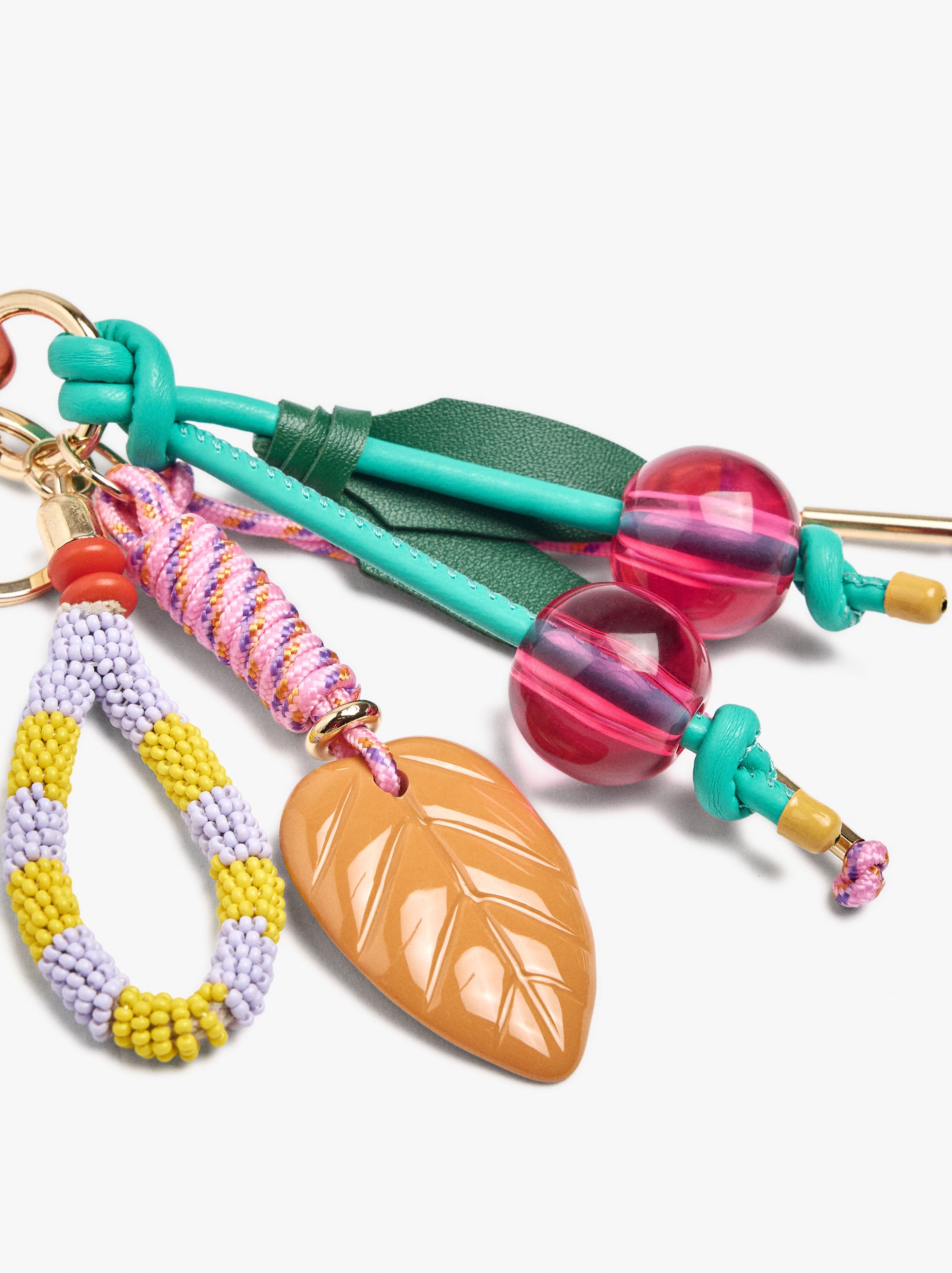 Keychain charm with cherries image number 2.0