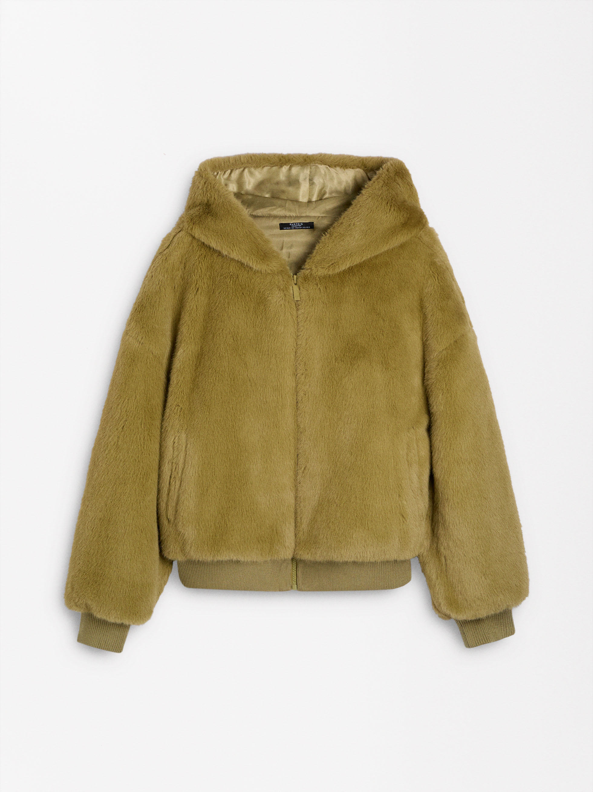 Faux fur effect coat image number 5.0
