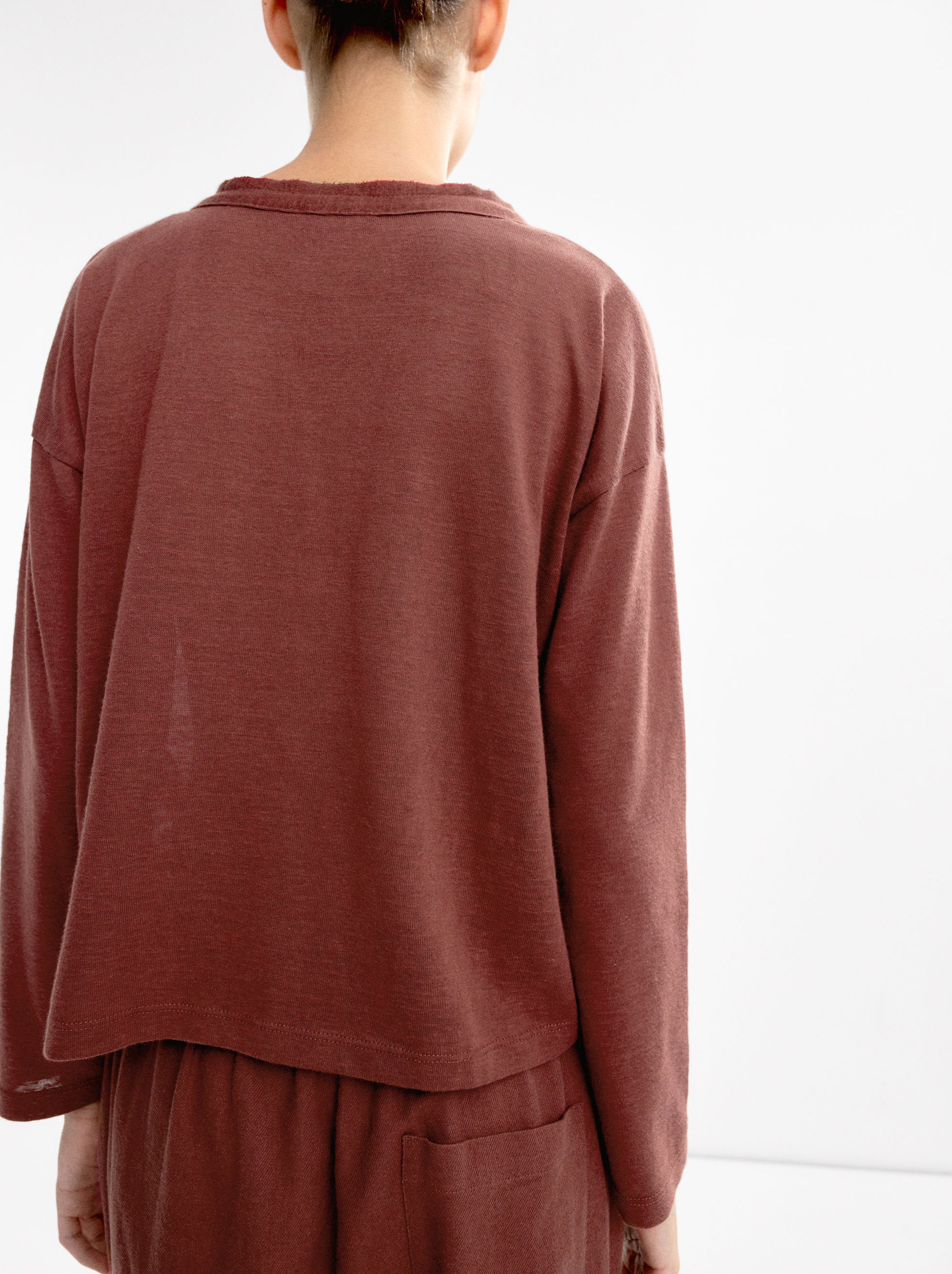 Cardigan with cotton blend image number 3.0