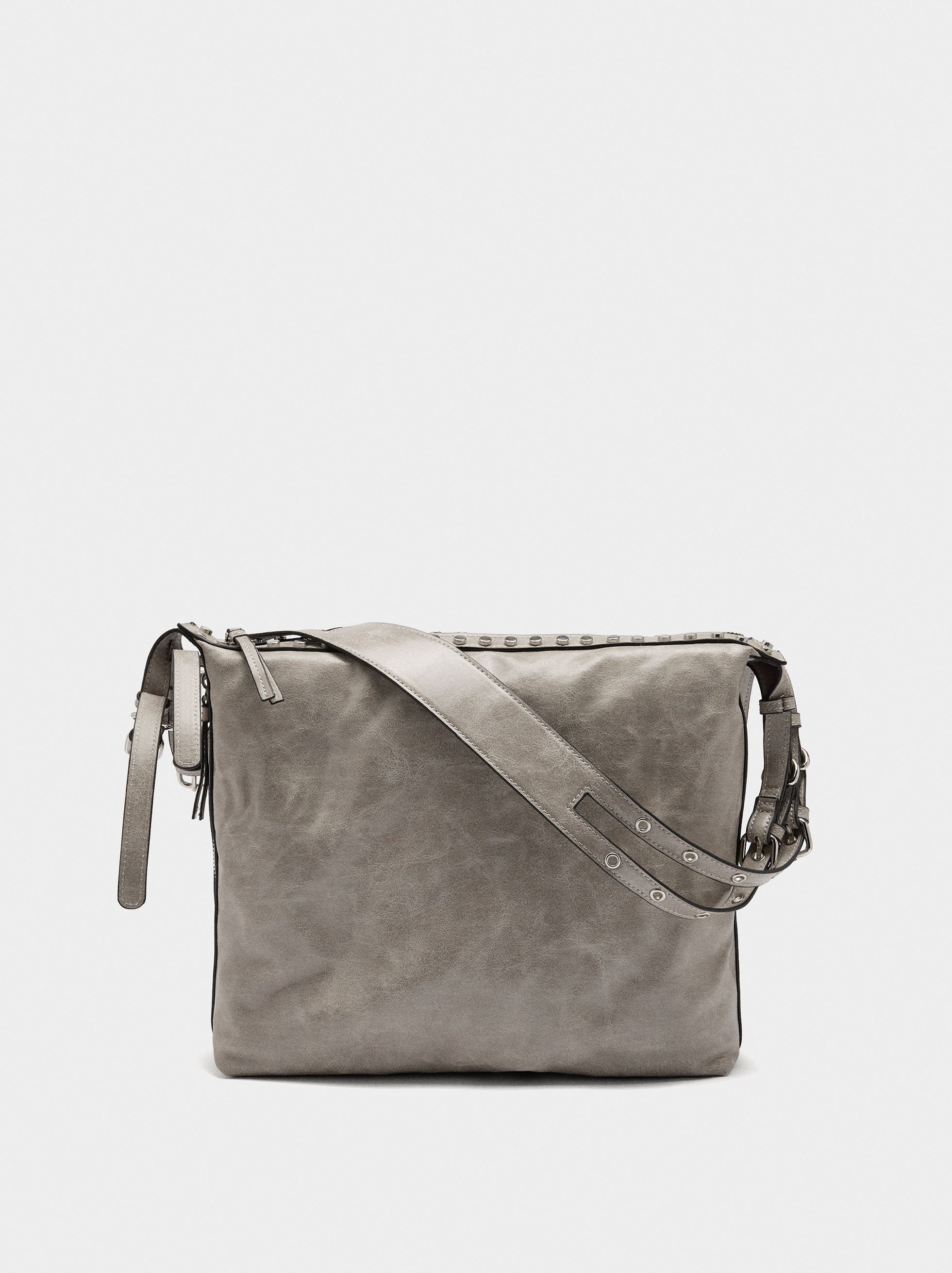 Shoulder bag with studs image number 0.0