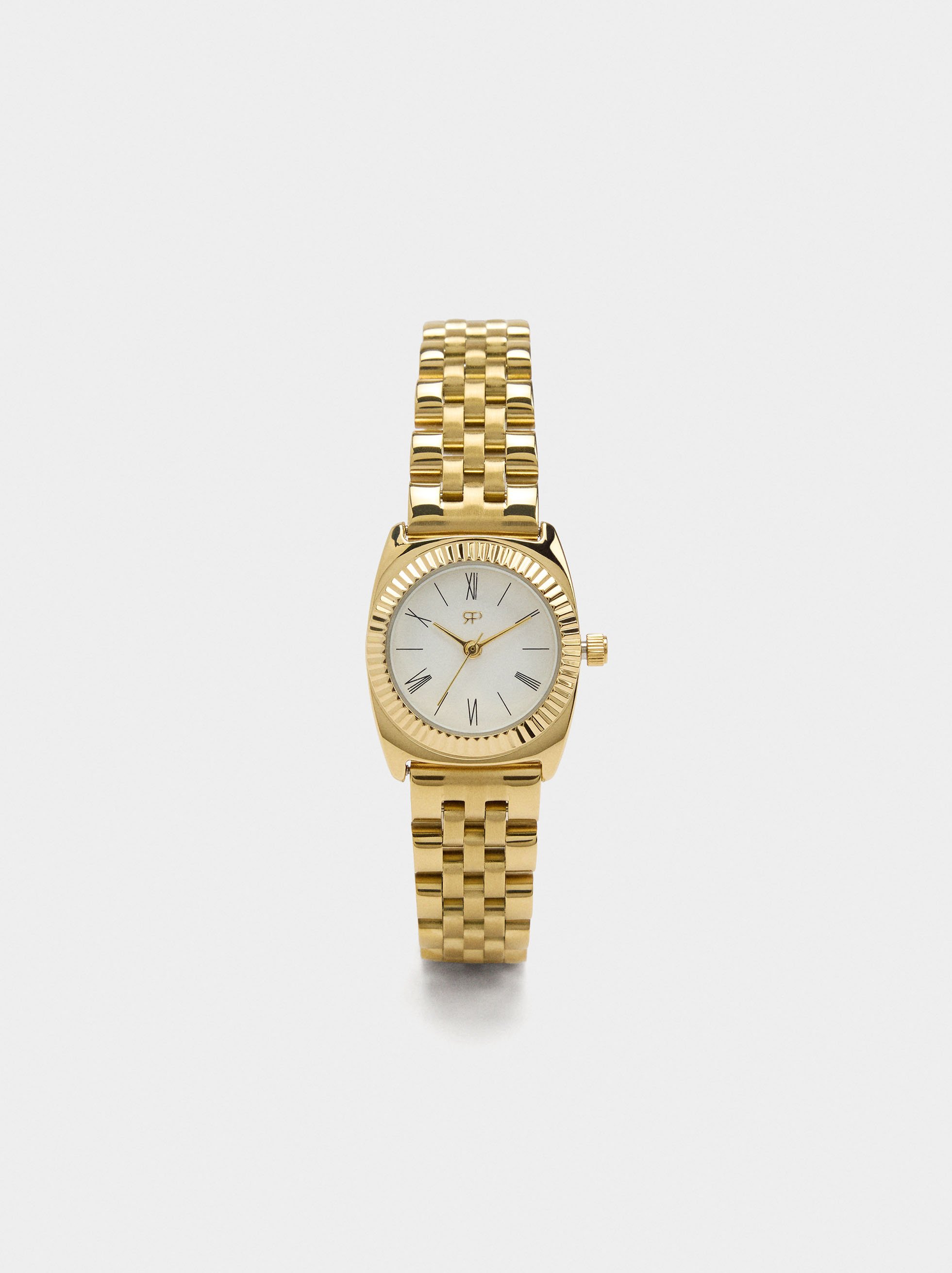 Watch with stainless steel wristband image number 0.0