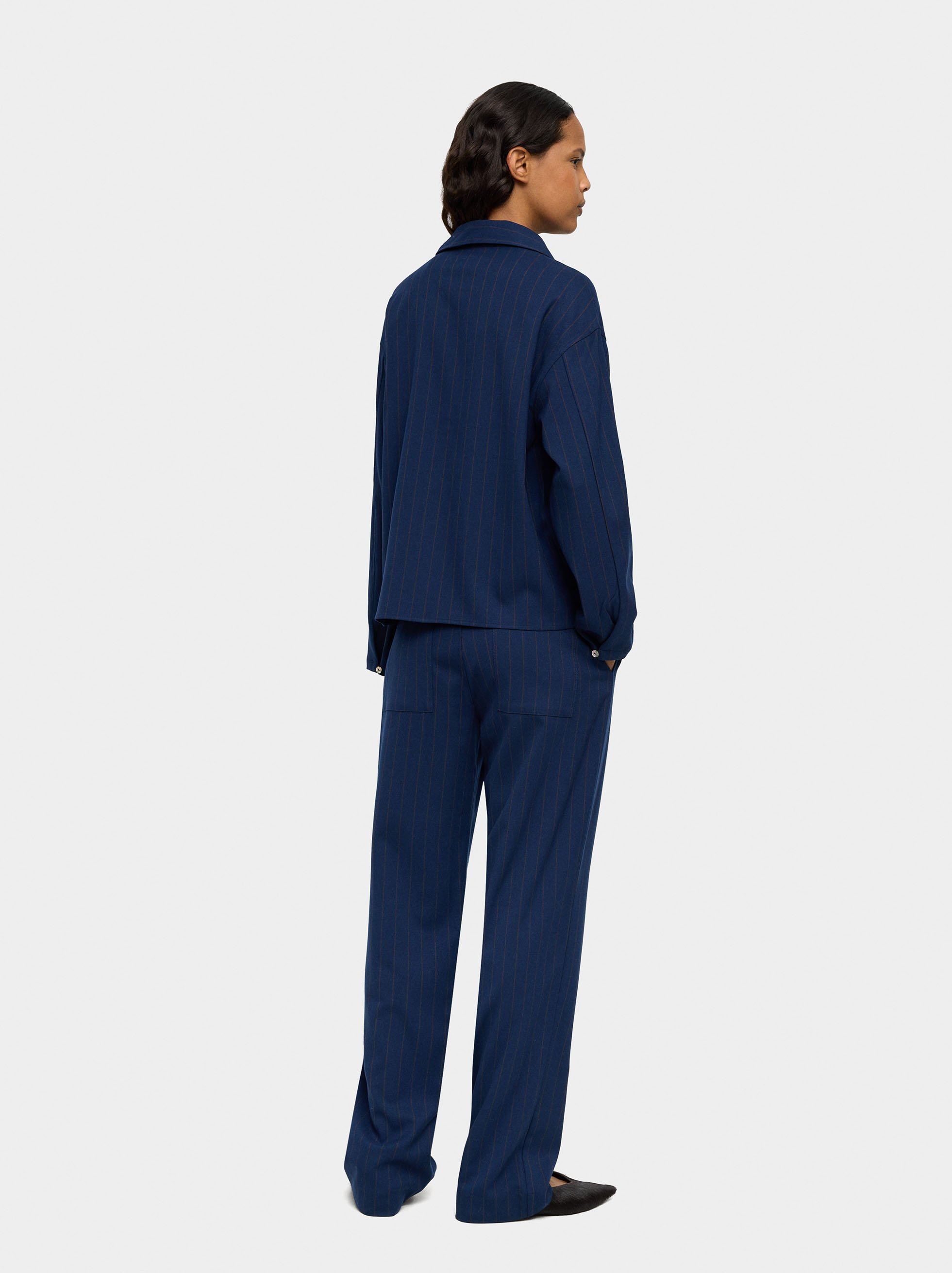 Shirt with pinstripe image number 2.0