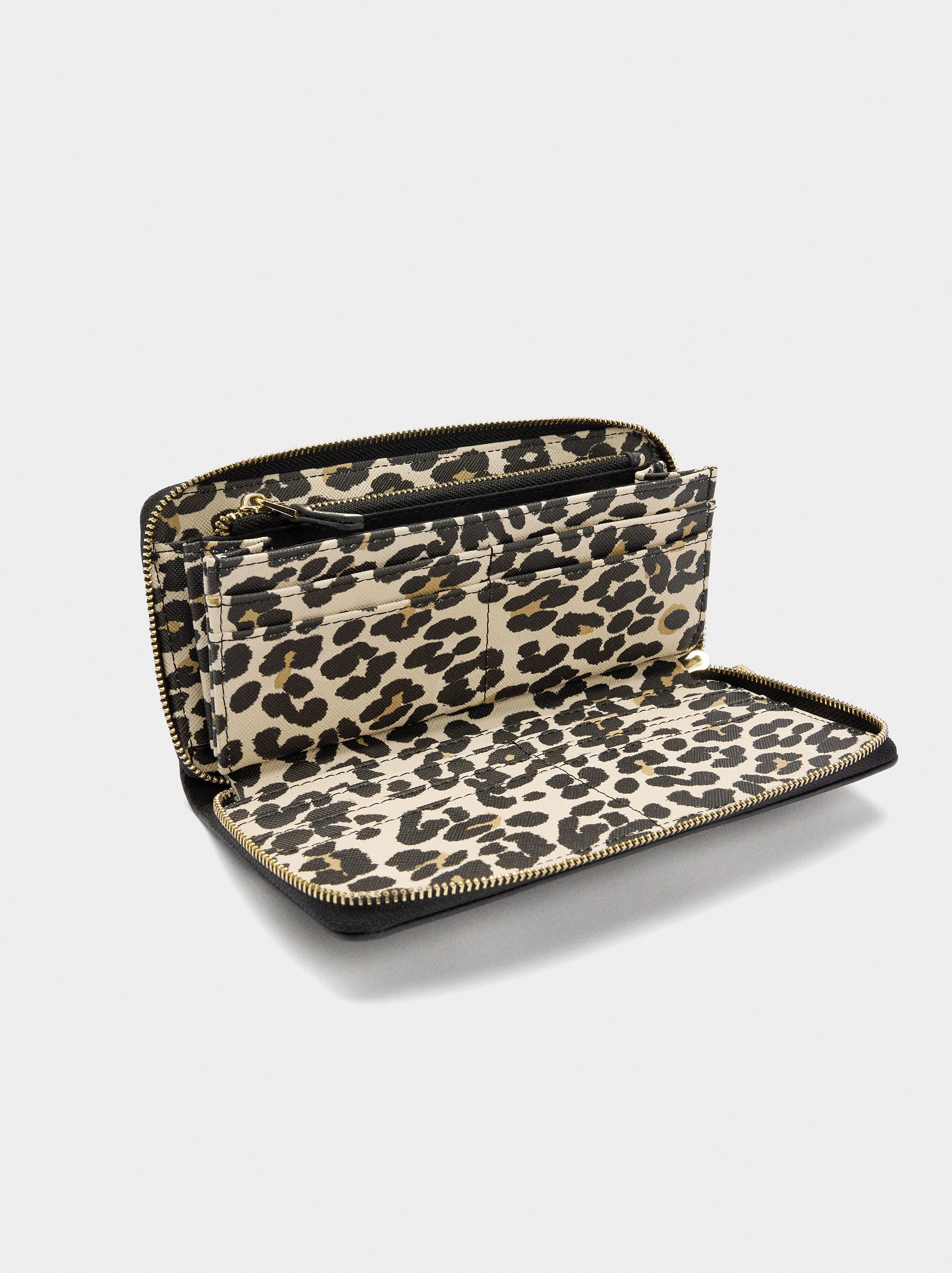 Printed animal wallet L image number 3.0