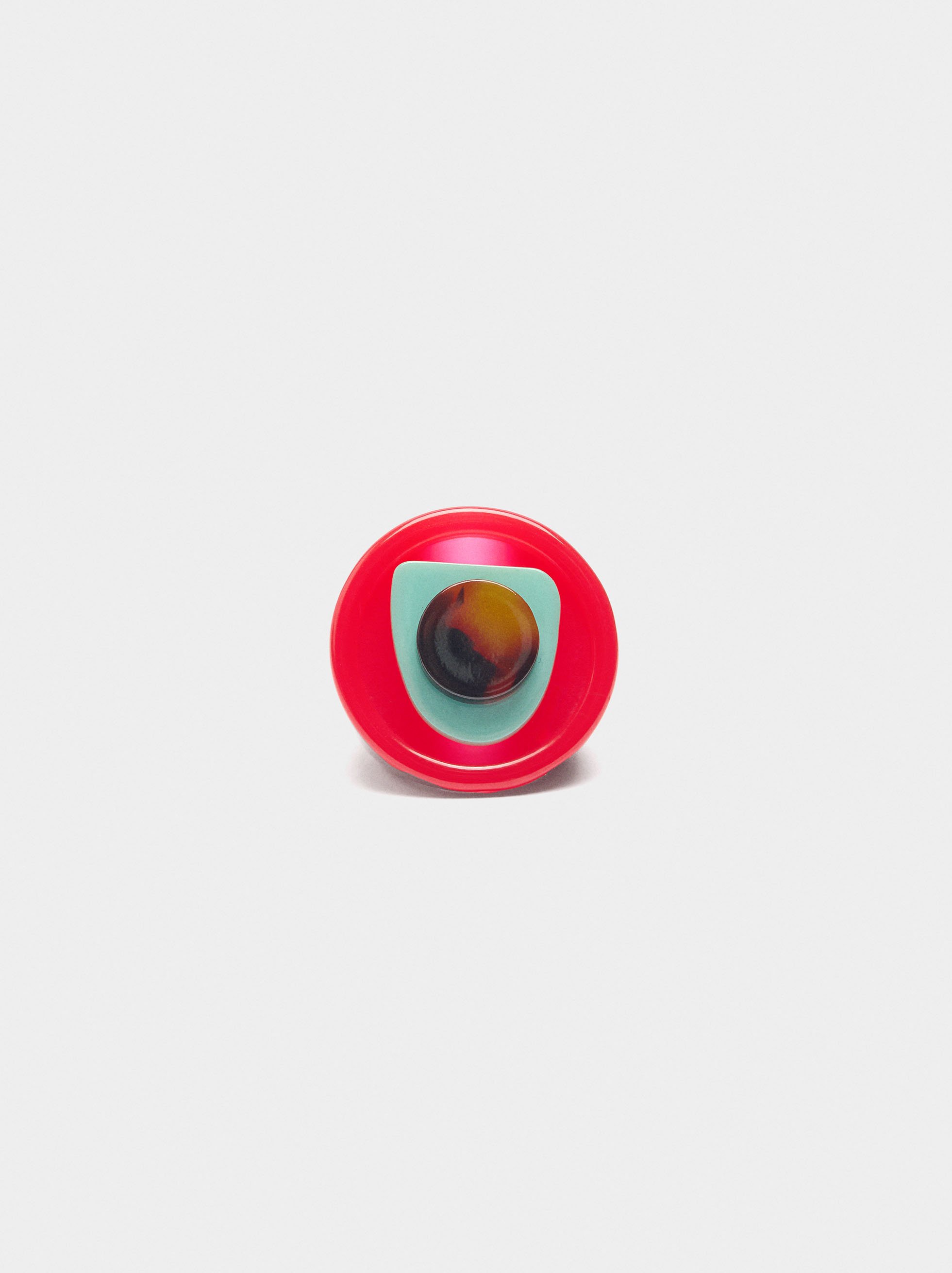 Round ring with tortoiseshell effect image number 1.0