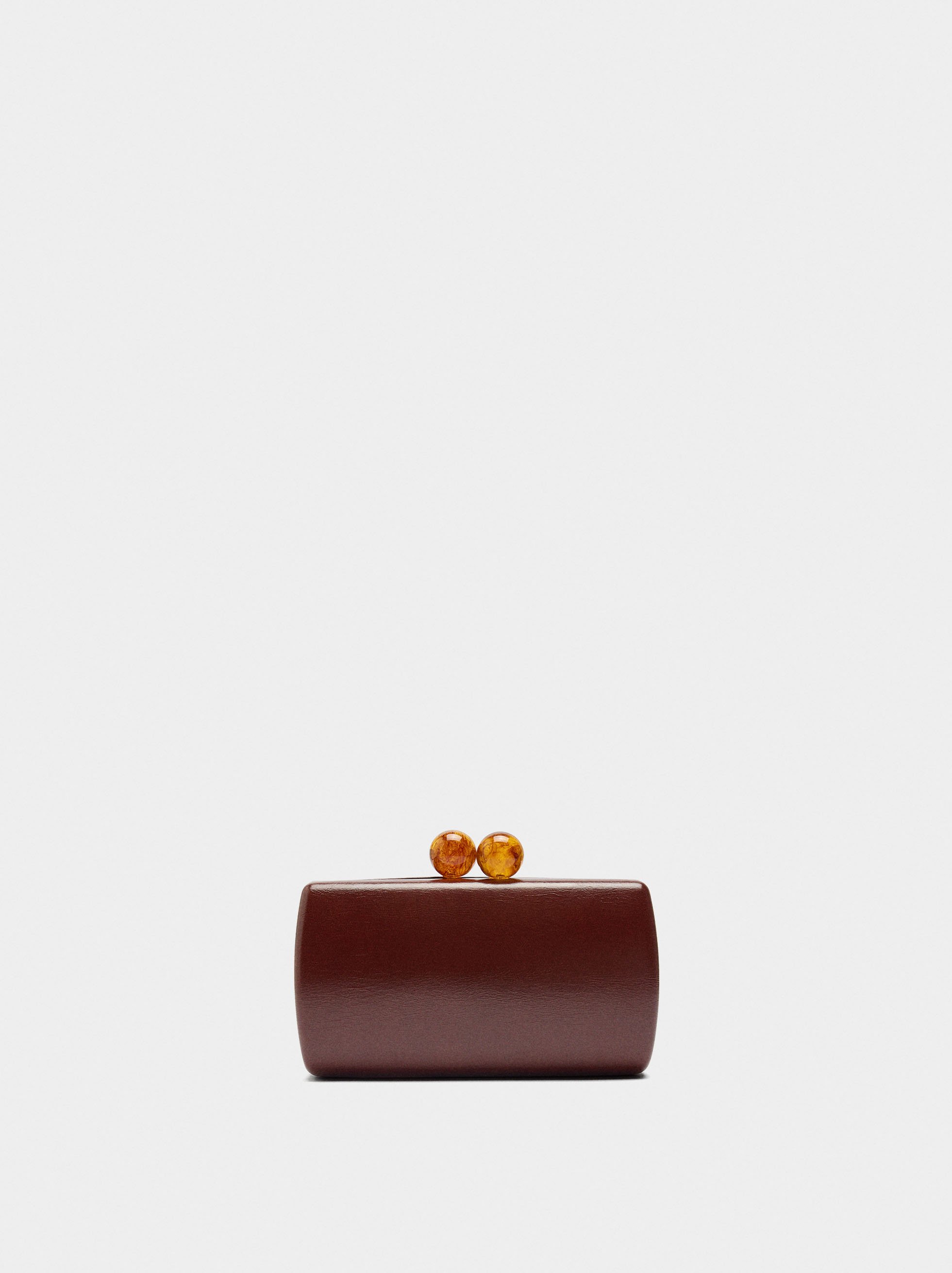 Party clutch with kiss-lock closure image number 0.0