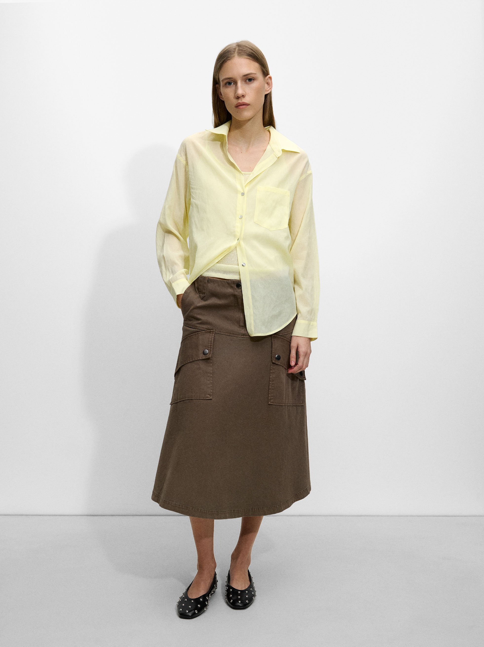 Shirt with inner top image number 4.0