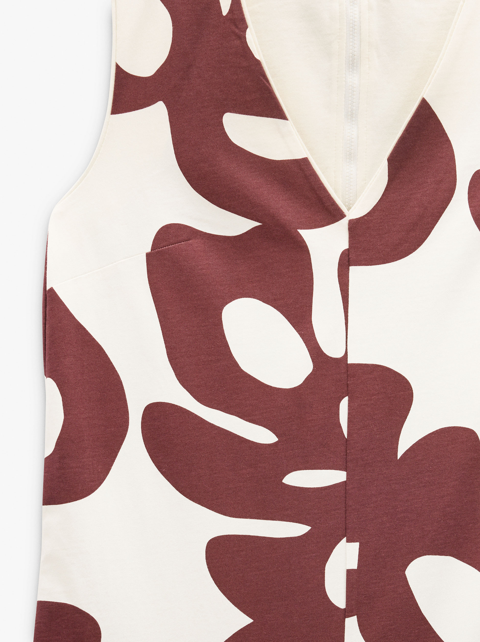 Printed jumpsuit with 100% cotton image number 4.0