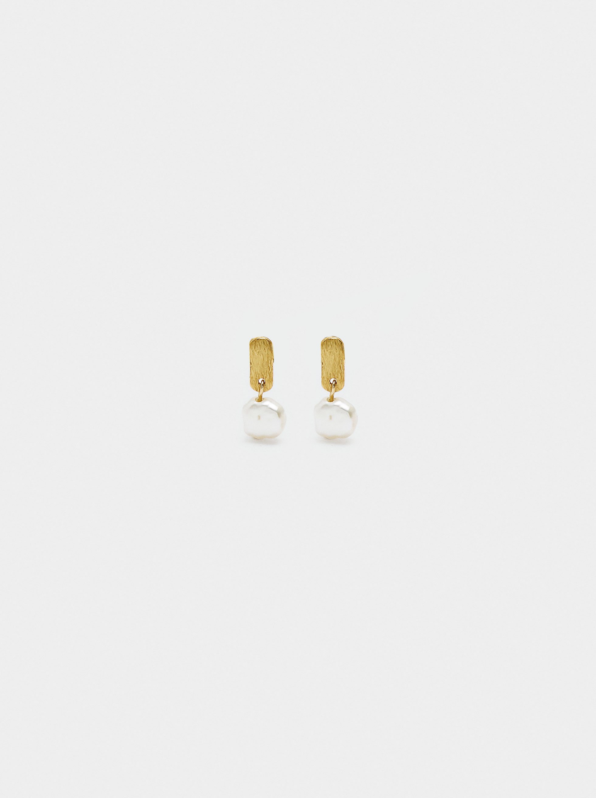 Earrings with freshwater pearls - 925 sterling silver image number 0.0