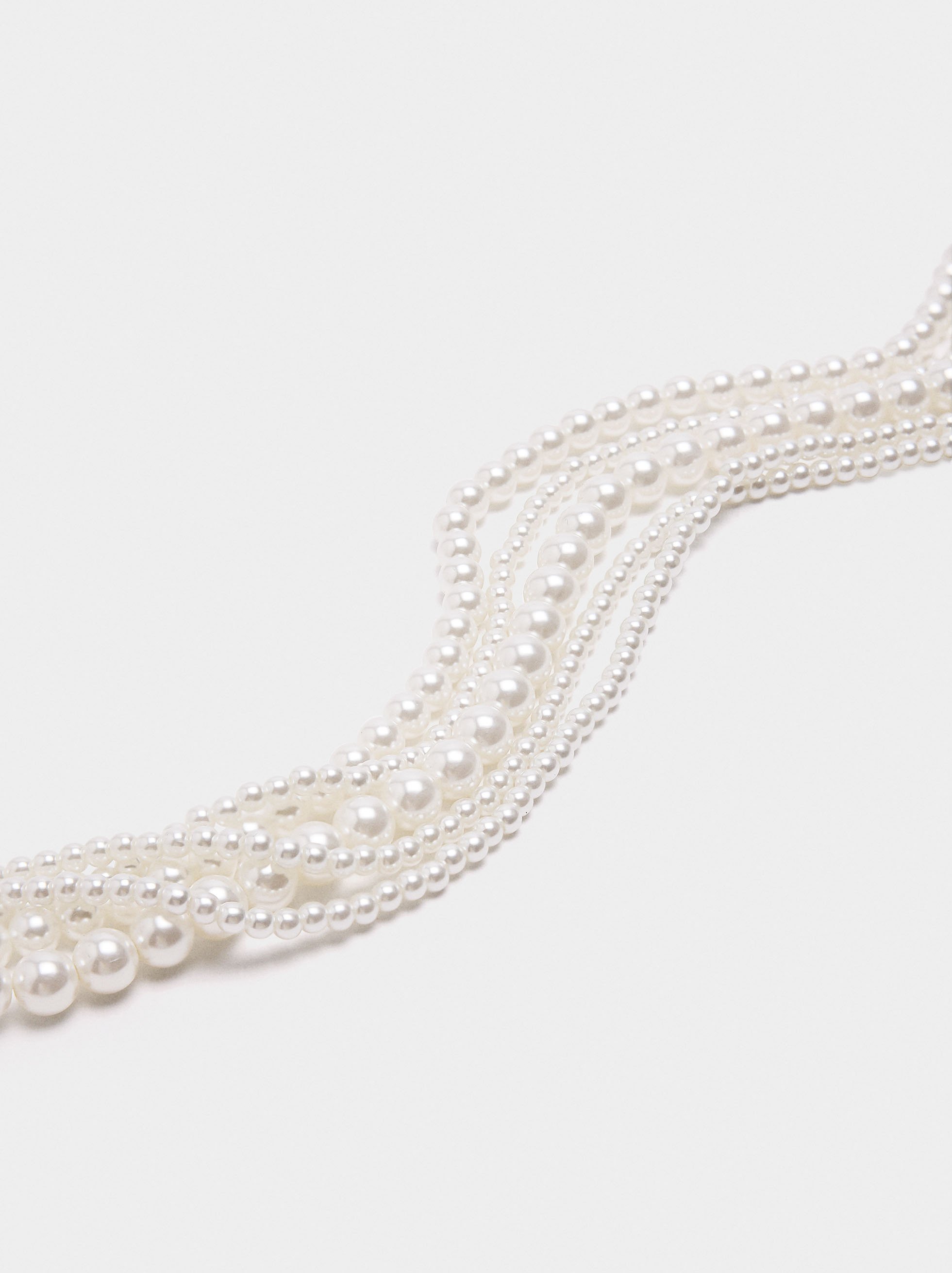 Multi-collar with pearls image number 1.0