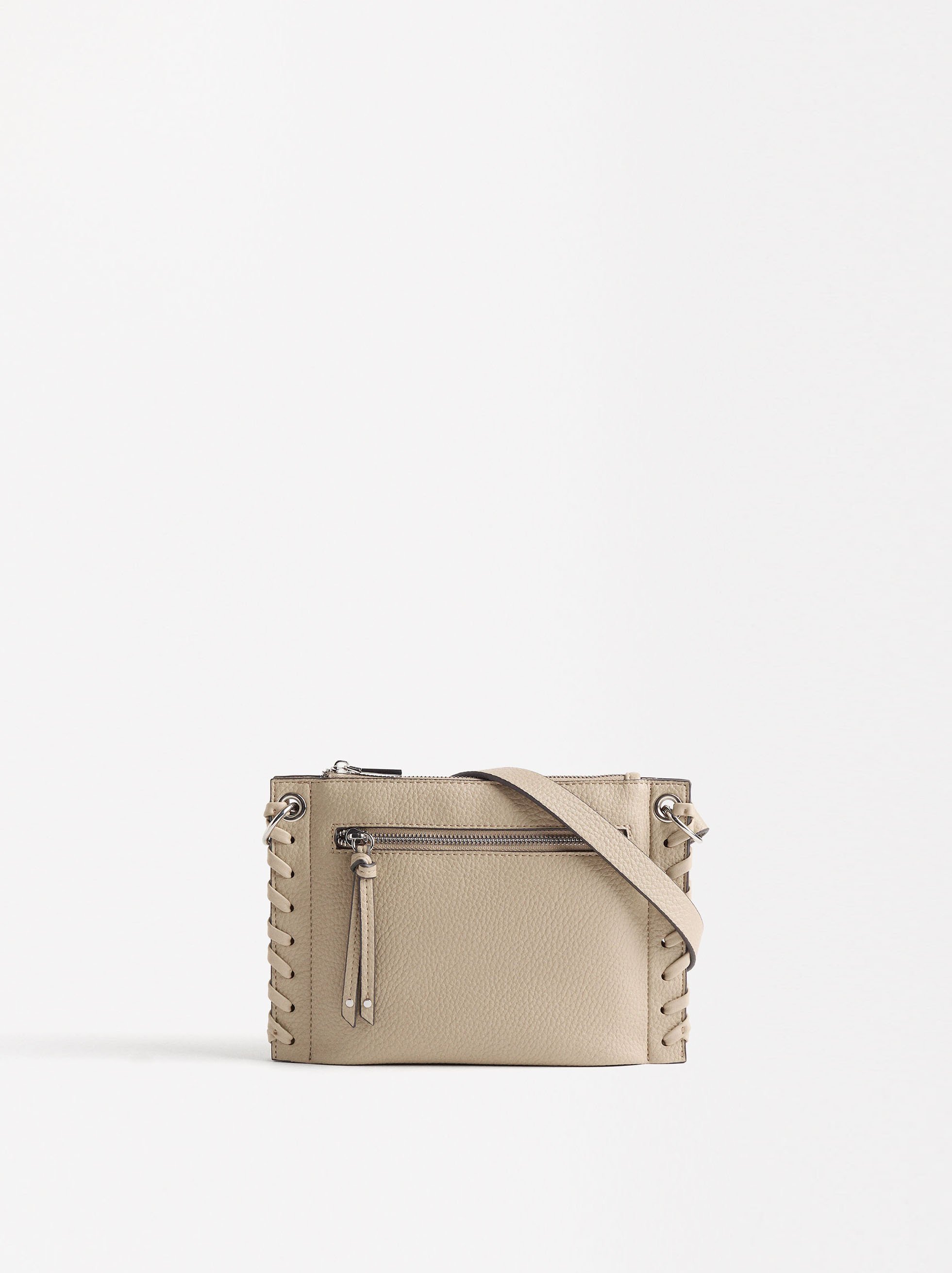 Crossbody bag with outer pockets image number 0.0