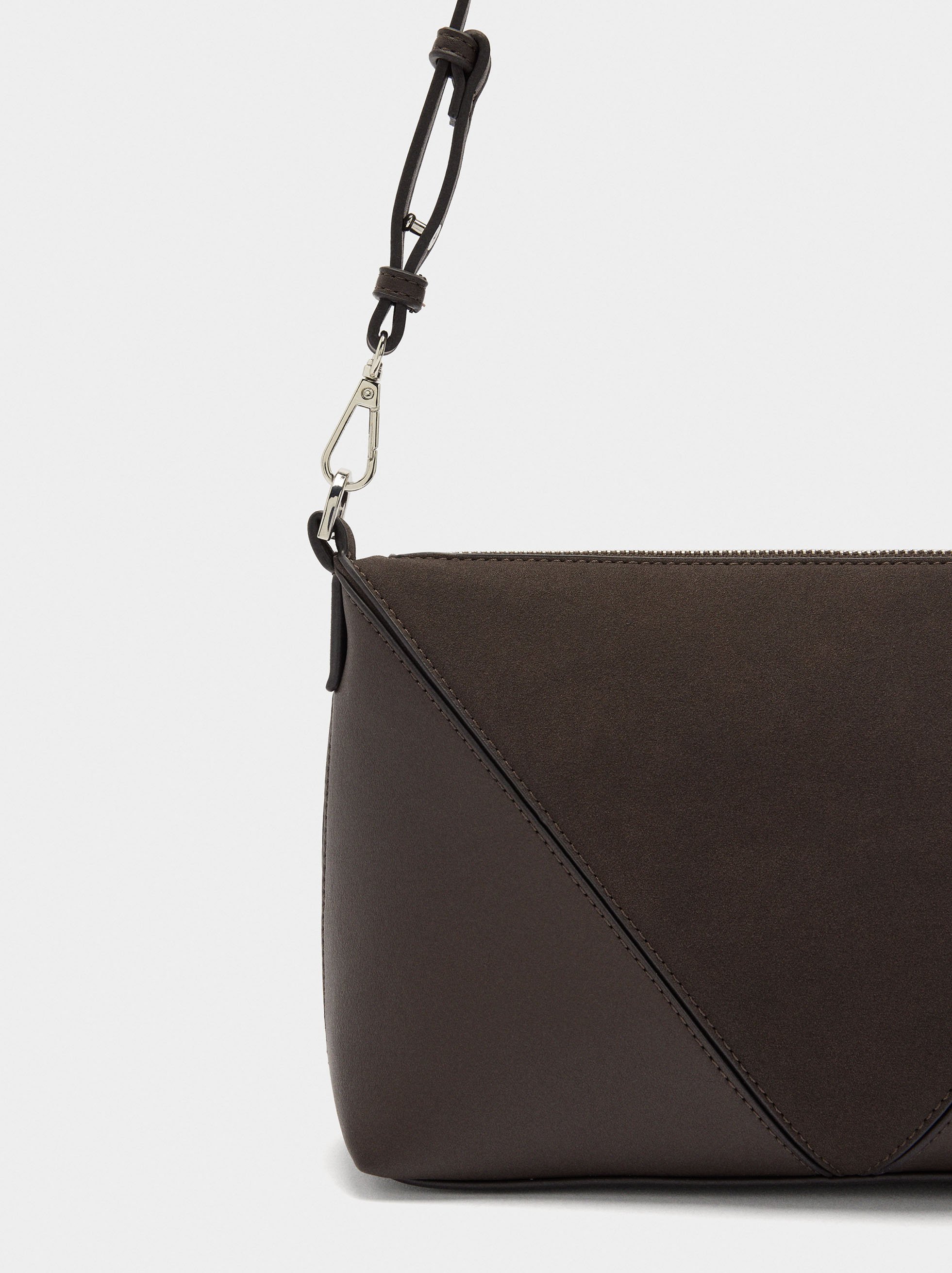 Umhängetasche mit Texturkontrast image number 2.0