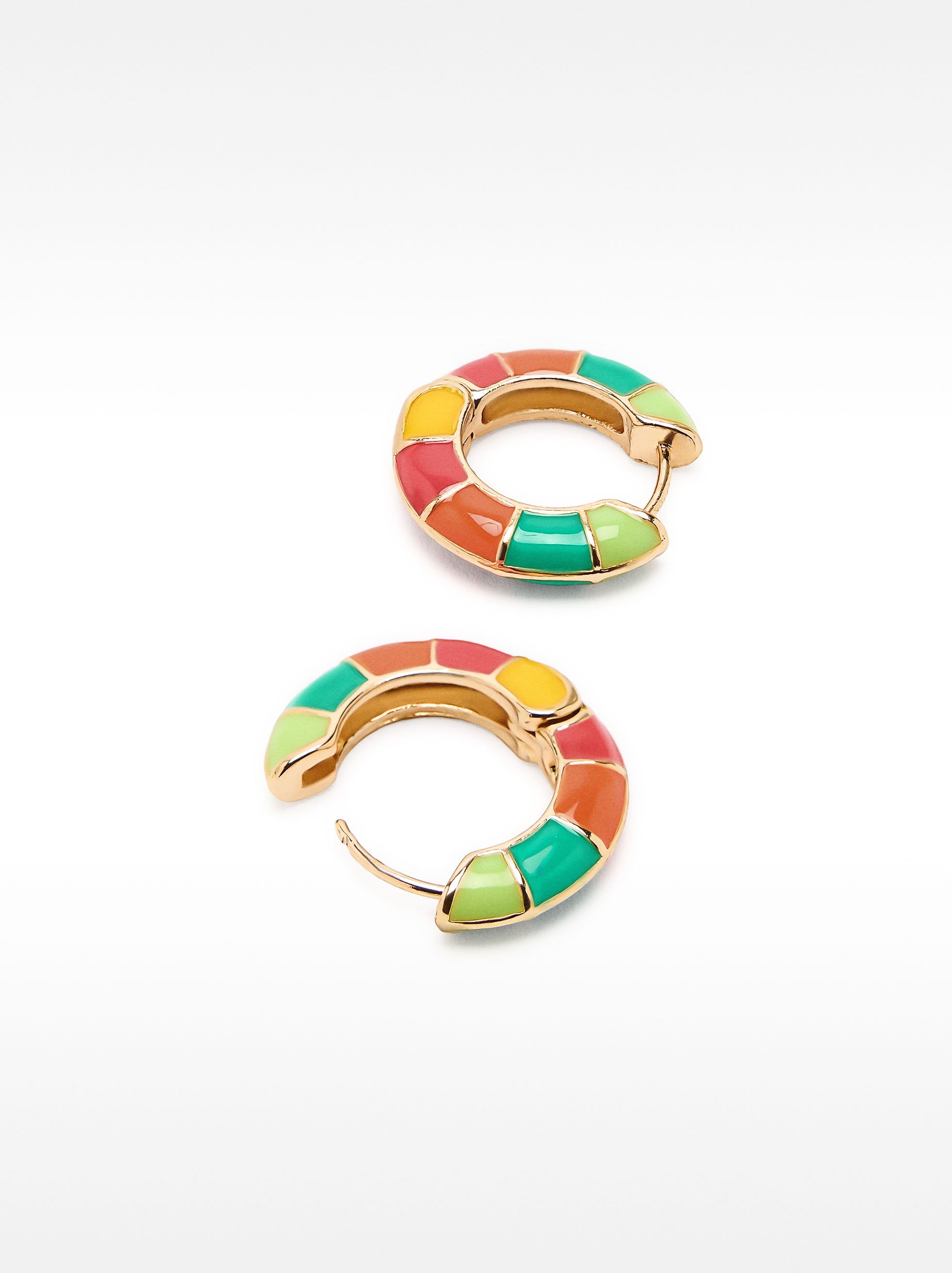 Aros esmaltados segmentados multicolor image number 1.0