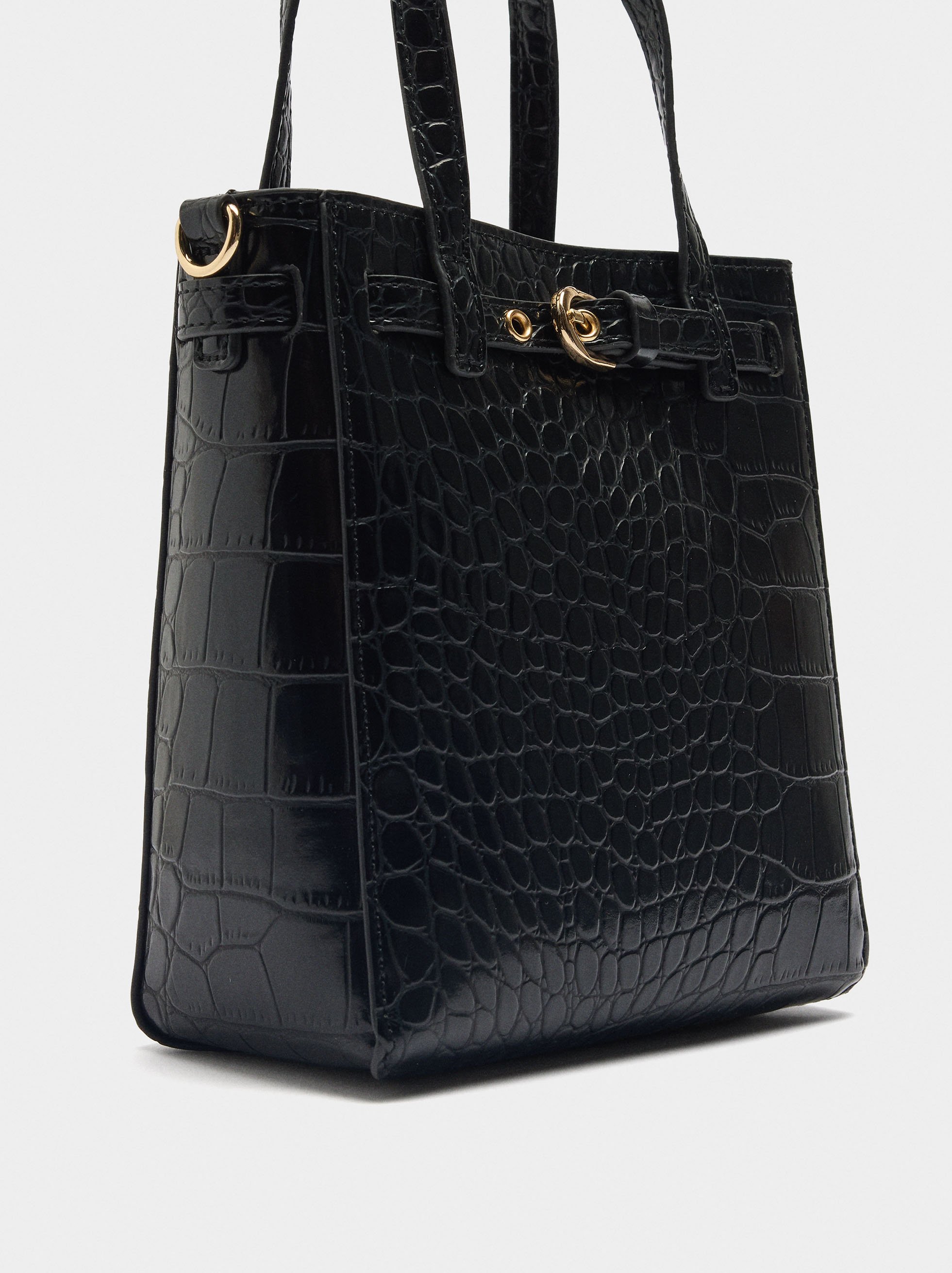 Handbag with animal engraving image number 1.0