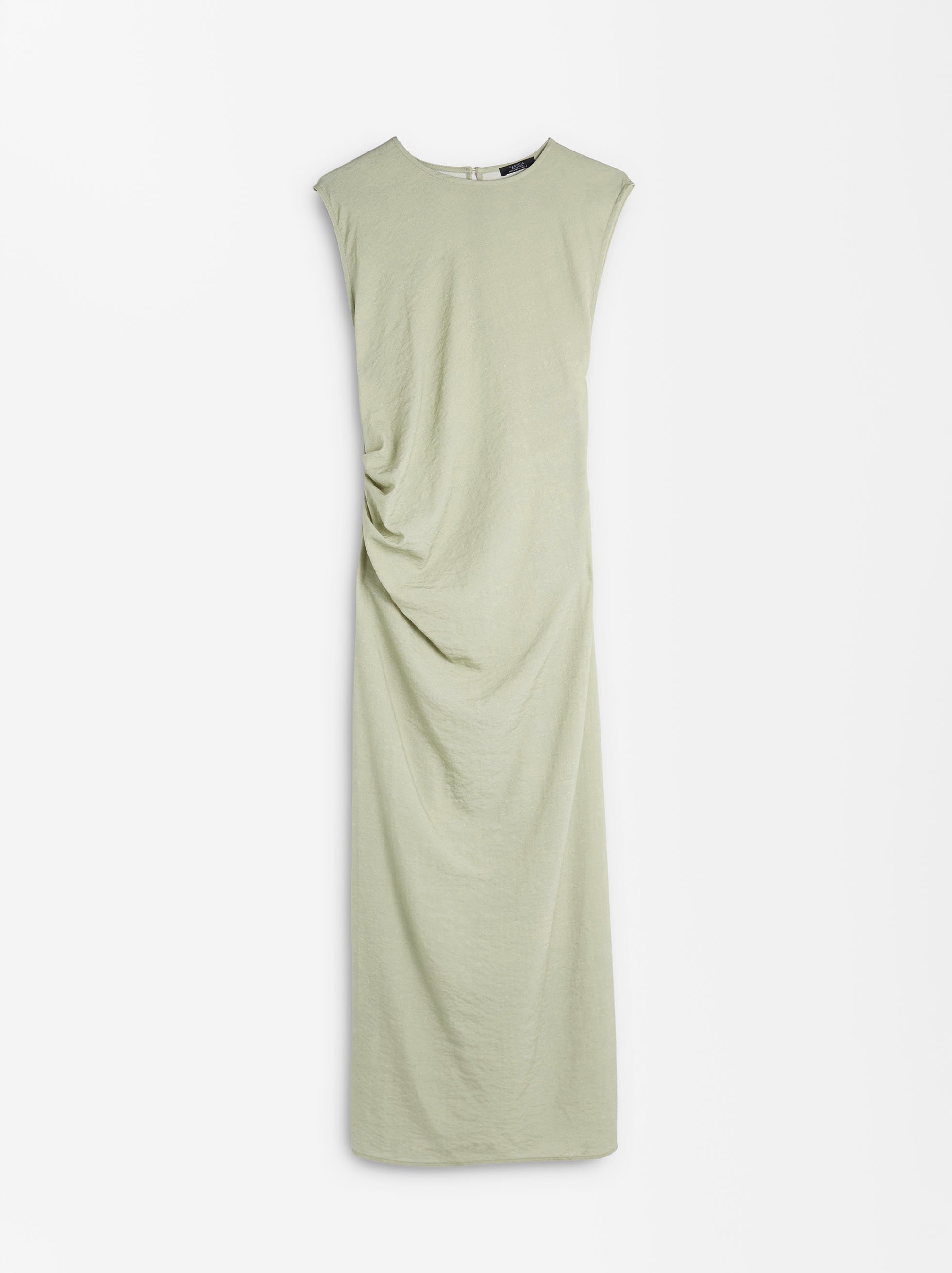 Robe longue à effet froissé image number 4.0