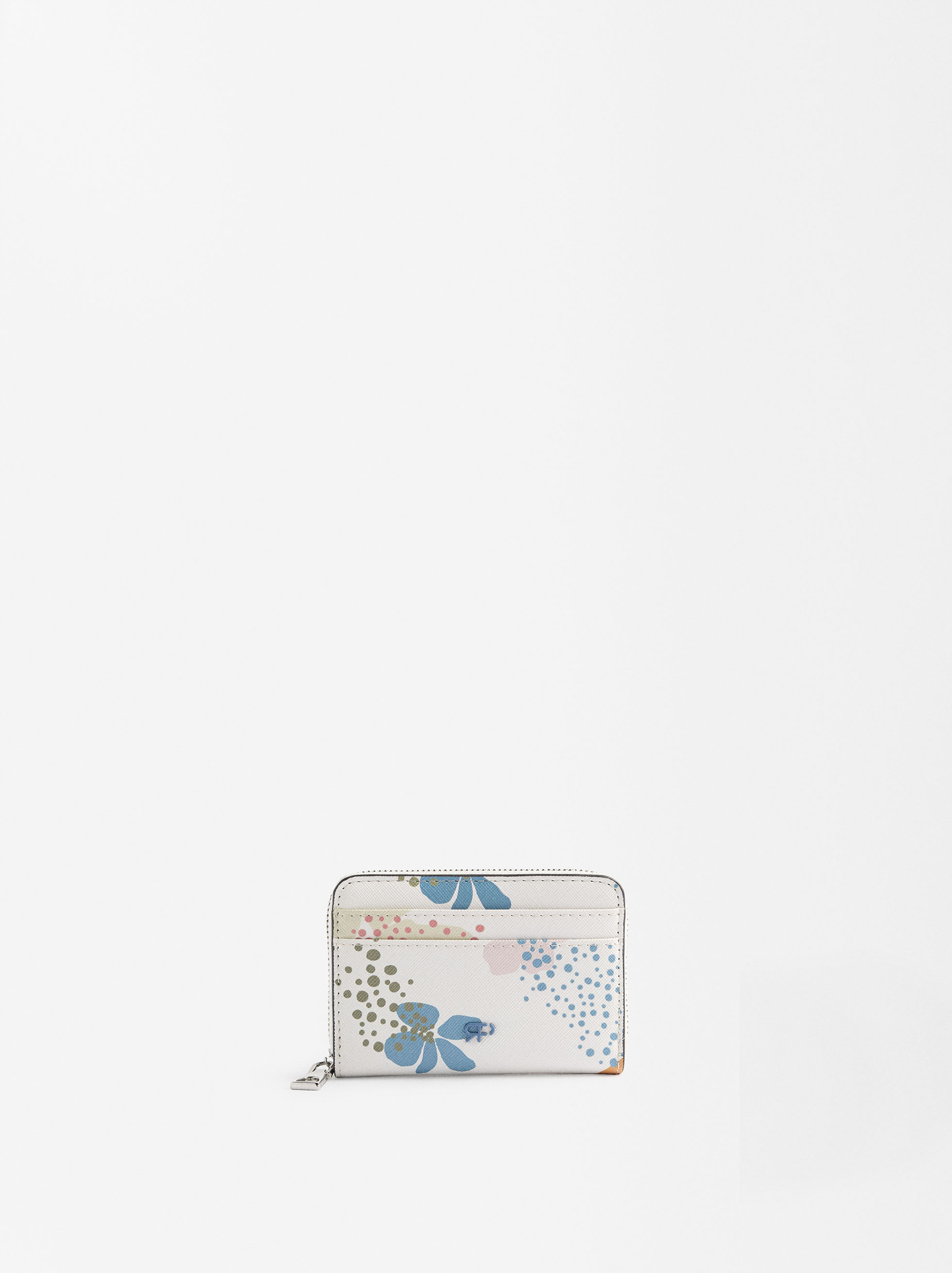 Floral print wallet XS image number 0.0