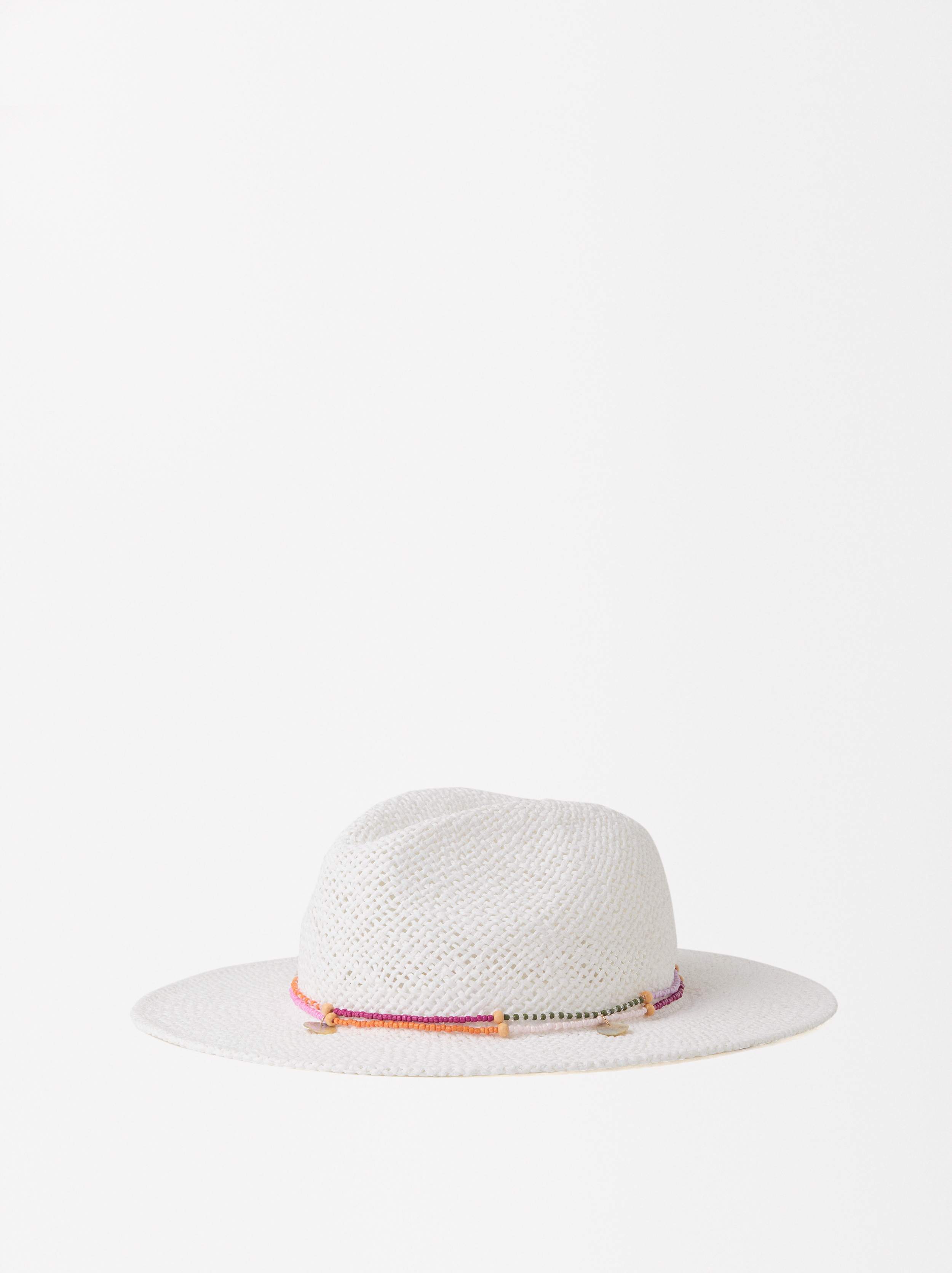 Straw-effect hat, LNC, hi-res