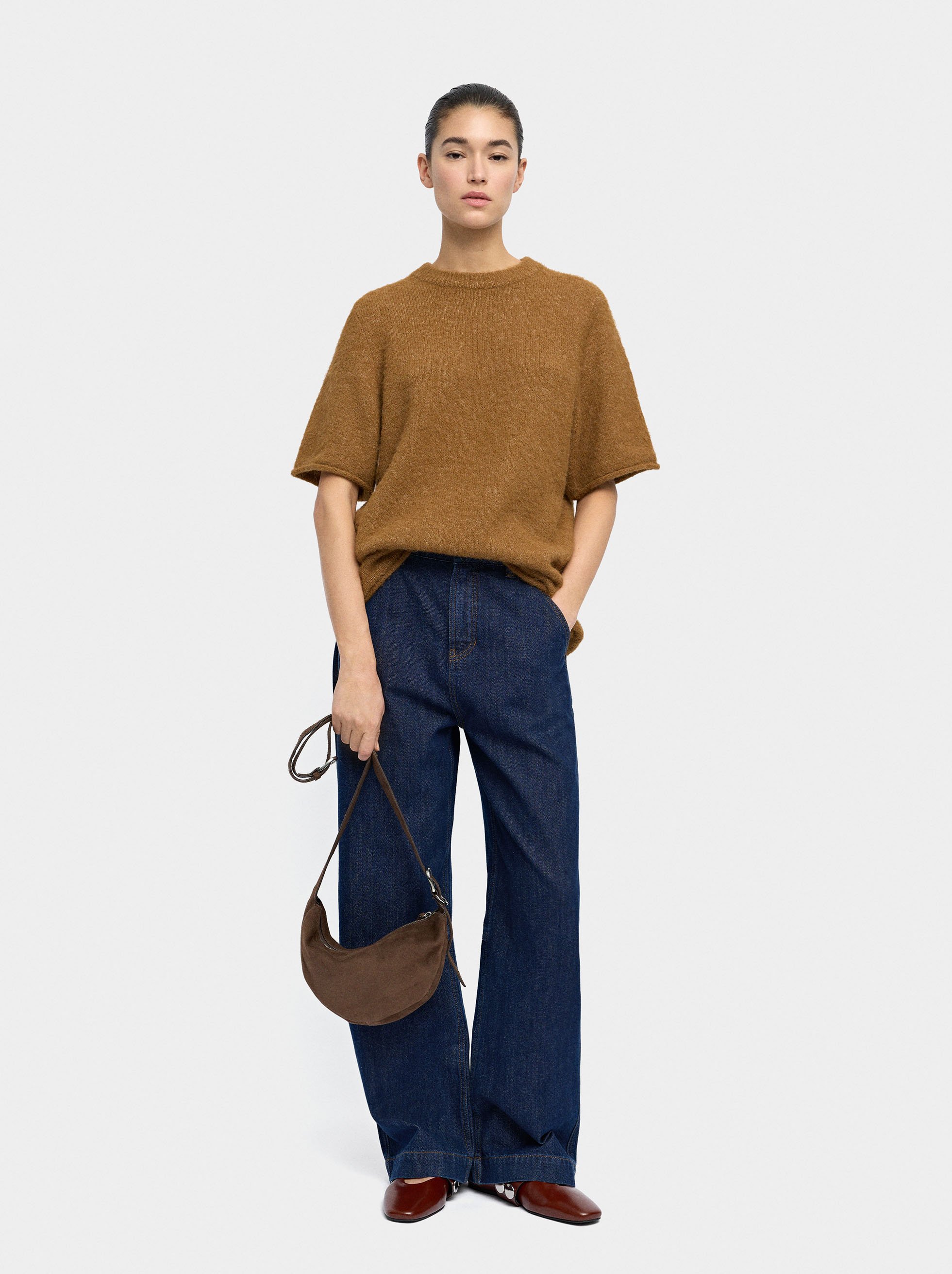 Knit T-shirt image number 0.0